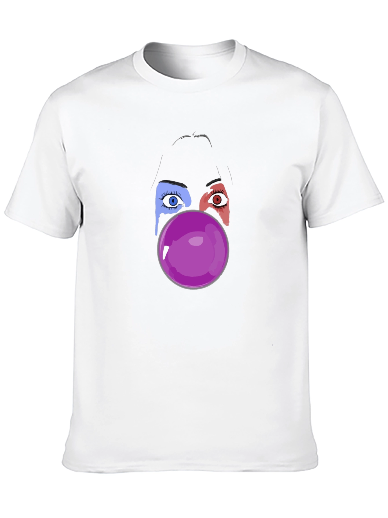 Eye See You Bubble Gum Black Tee