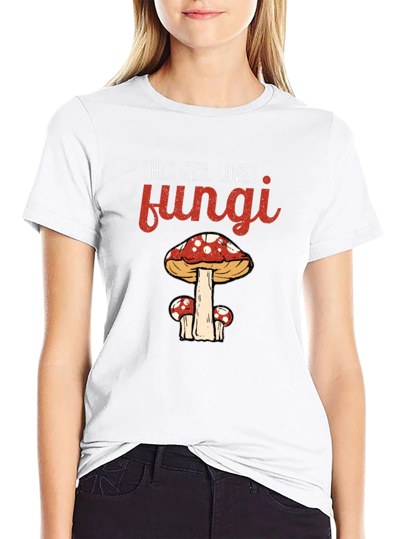 This Girl Loves Fungi Graphic T-Shirt