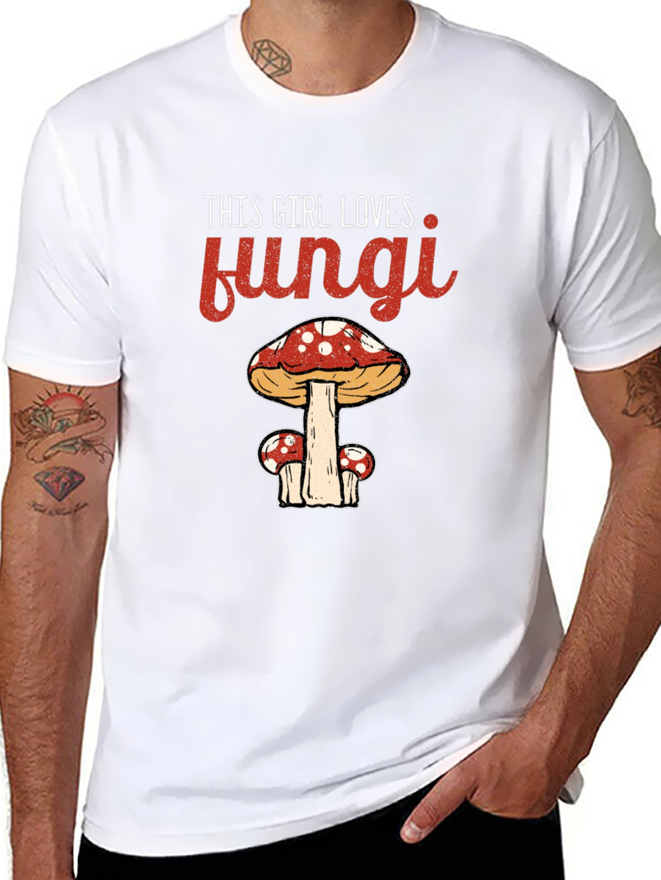 This Girl Loves Fungi Graphic T-Shirt