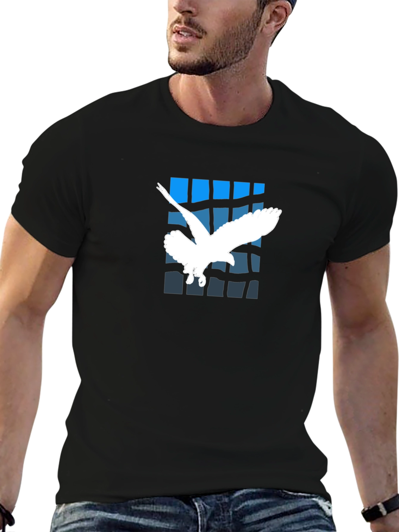 Eagle Graphic Black T-Shirt