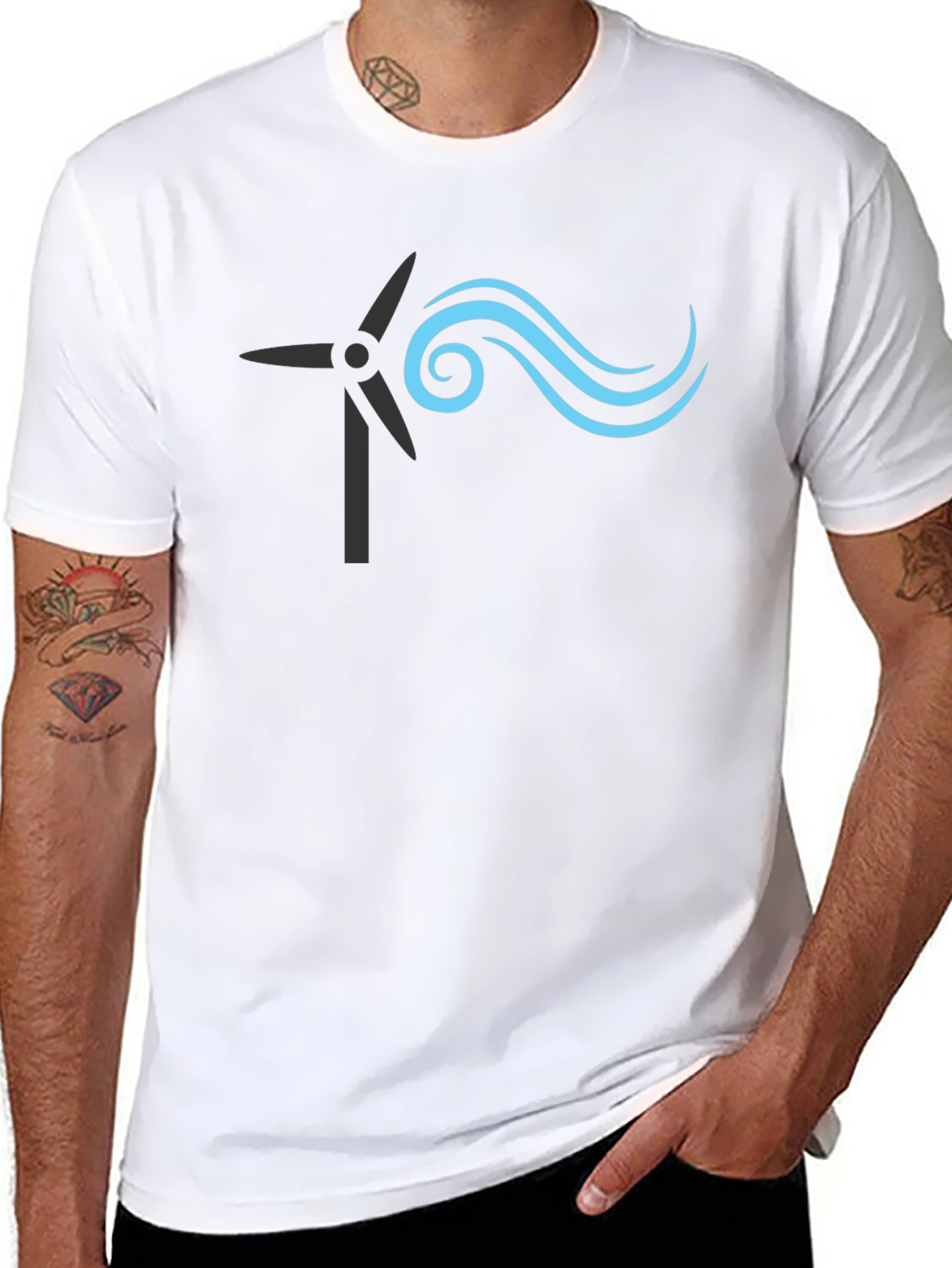 Wind Energy Tee: Sustainable Style