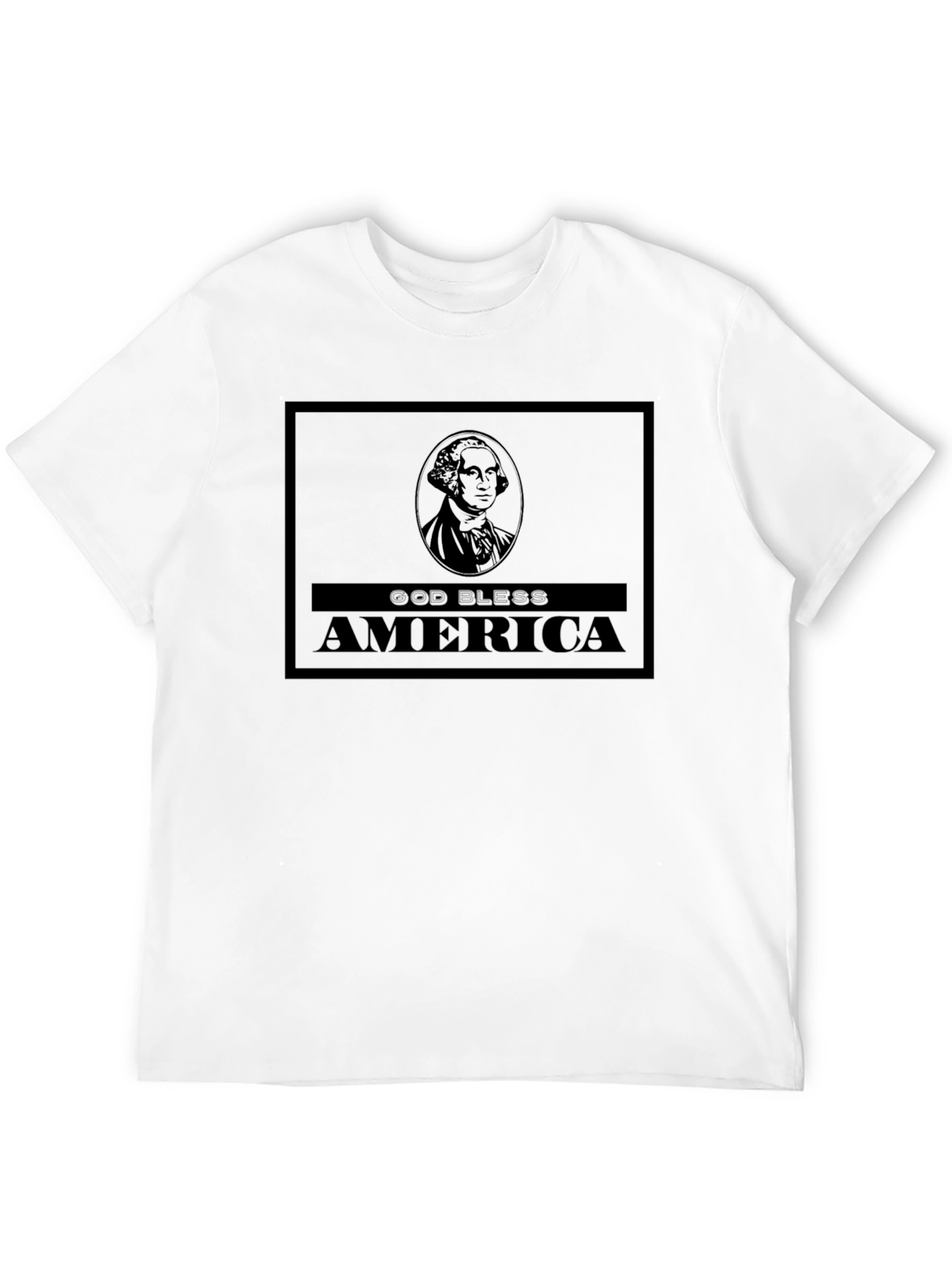 God Bless America Graphic Tee - Patriotic Design