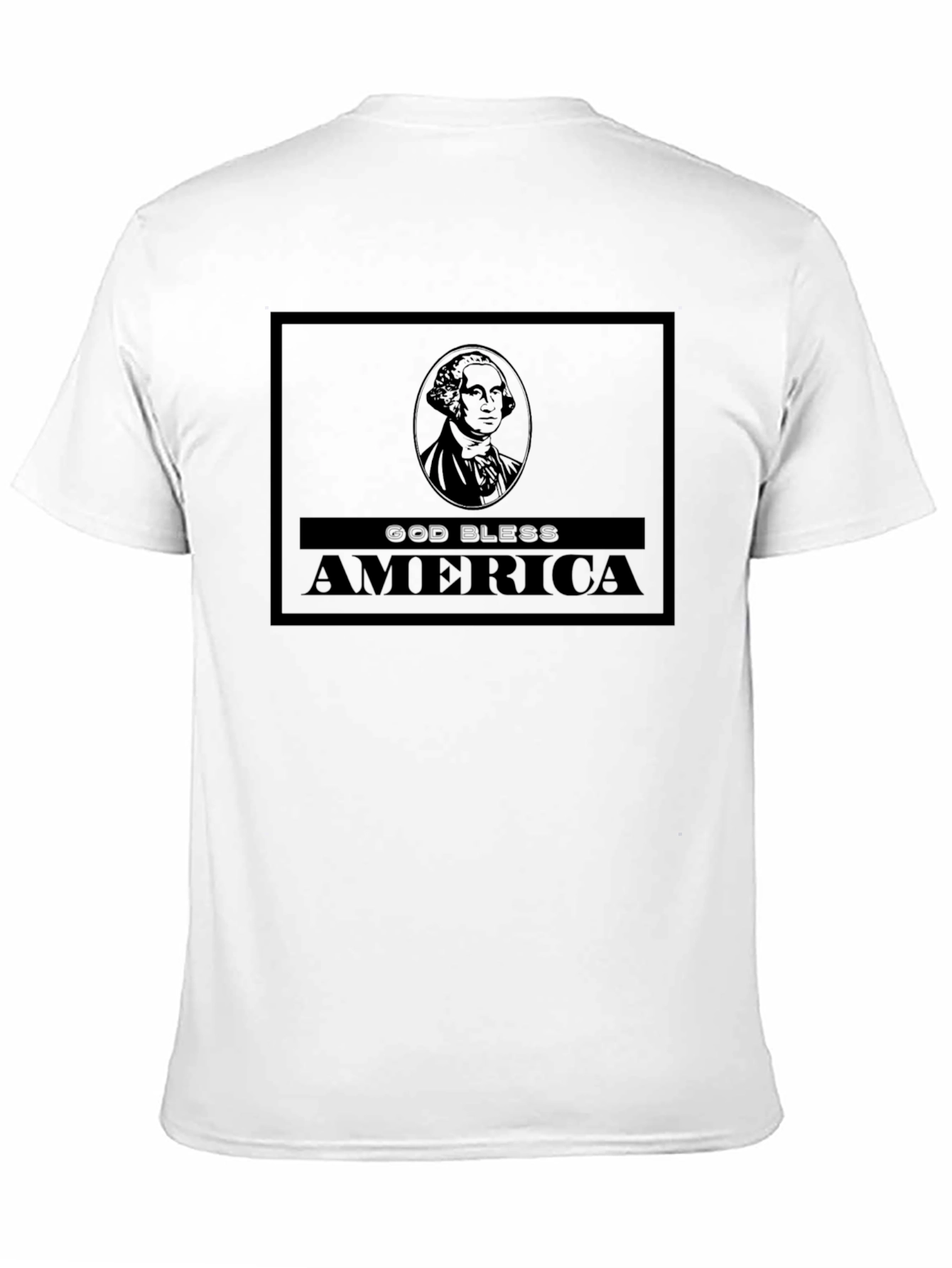 God Bless America Graphic Tee - Patriotic Design