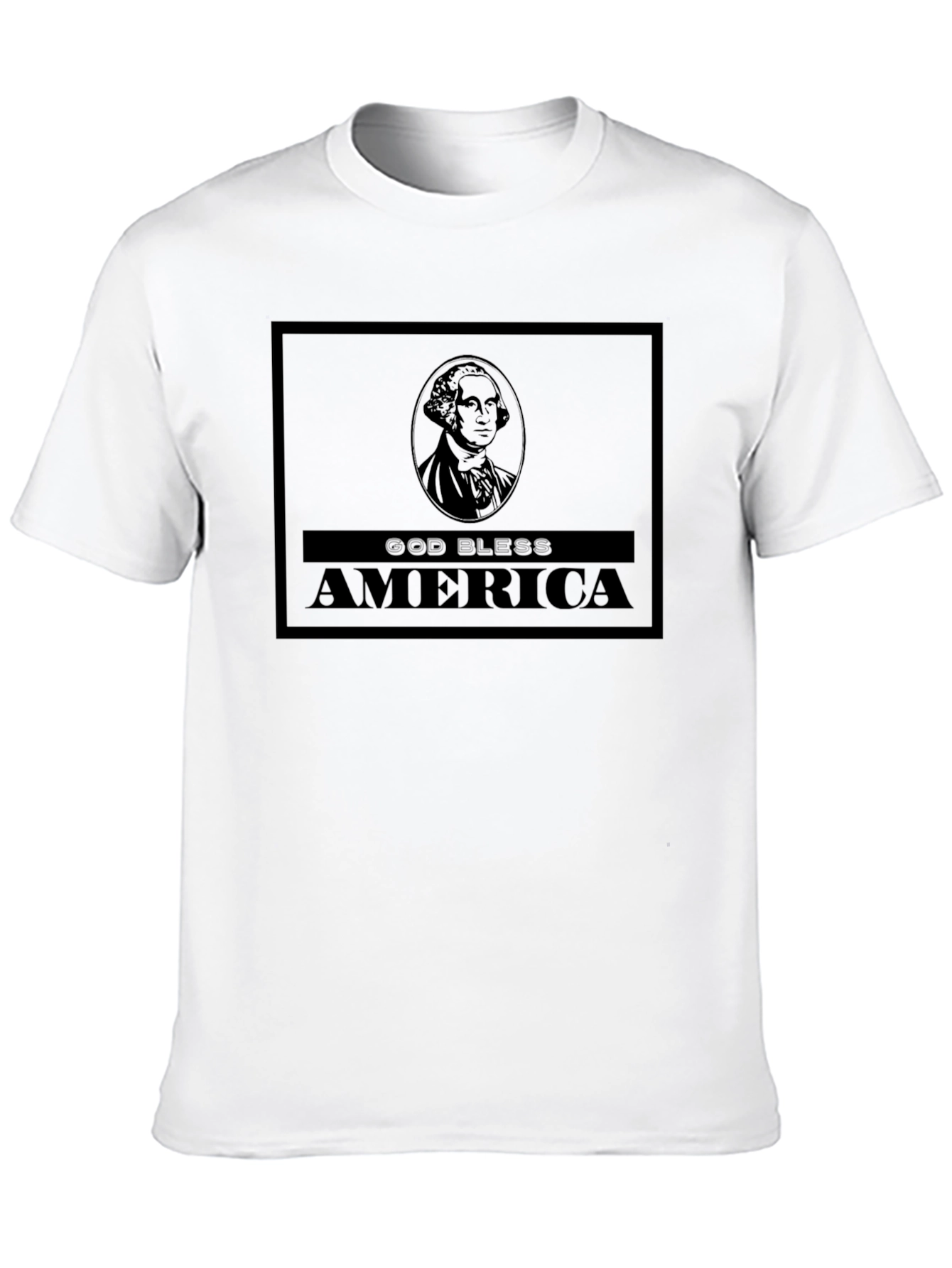 God Bless America Graphic Tee - Patriotic Design