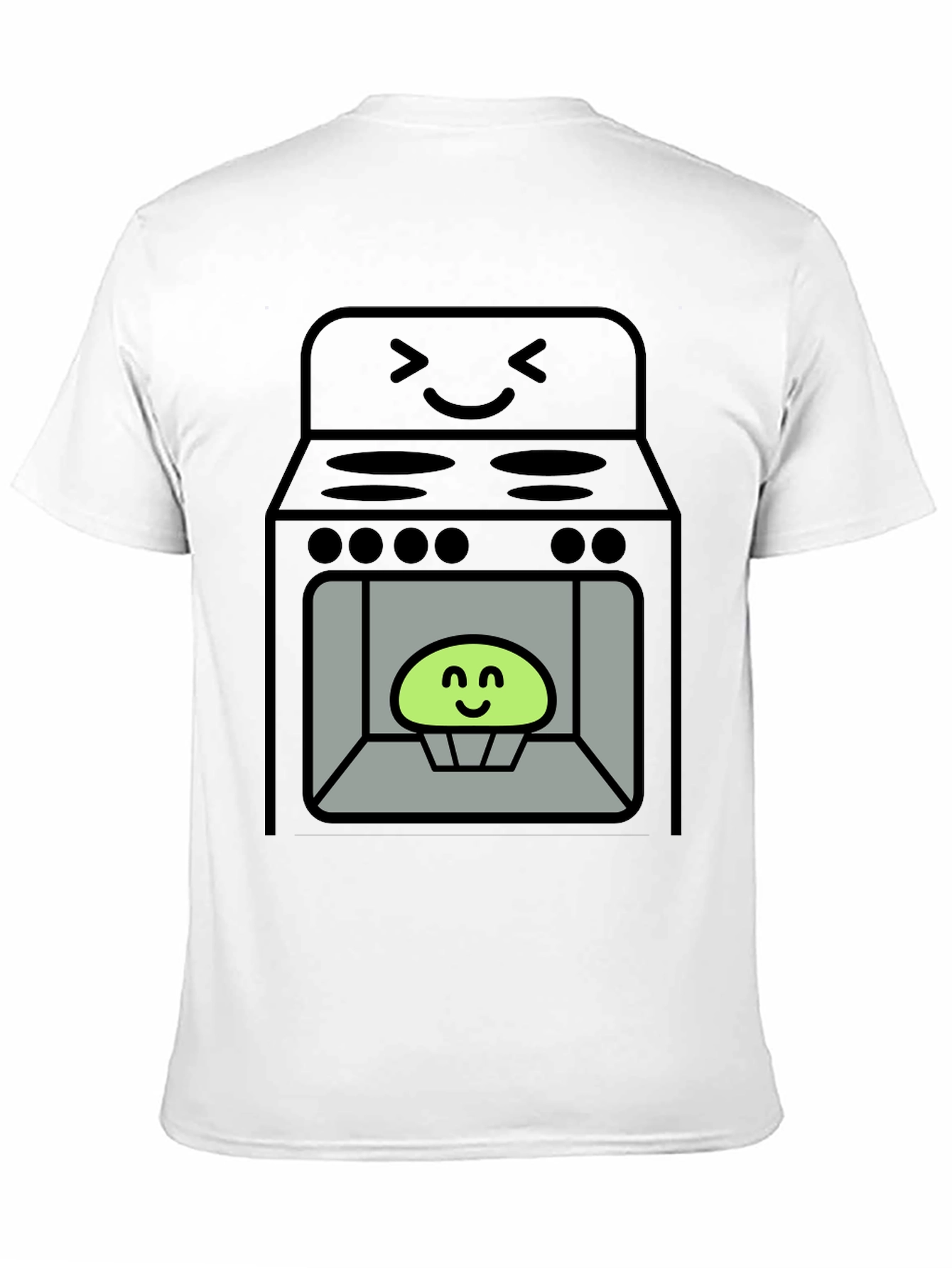 Funny Cartoon Oven Cooking T-Shirt