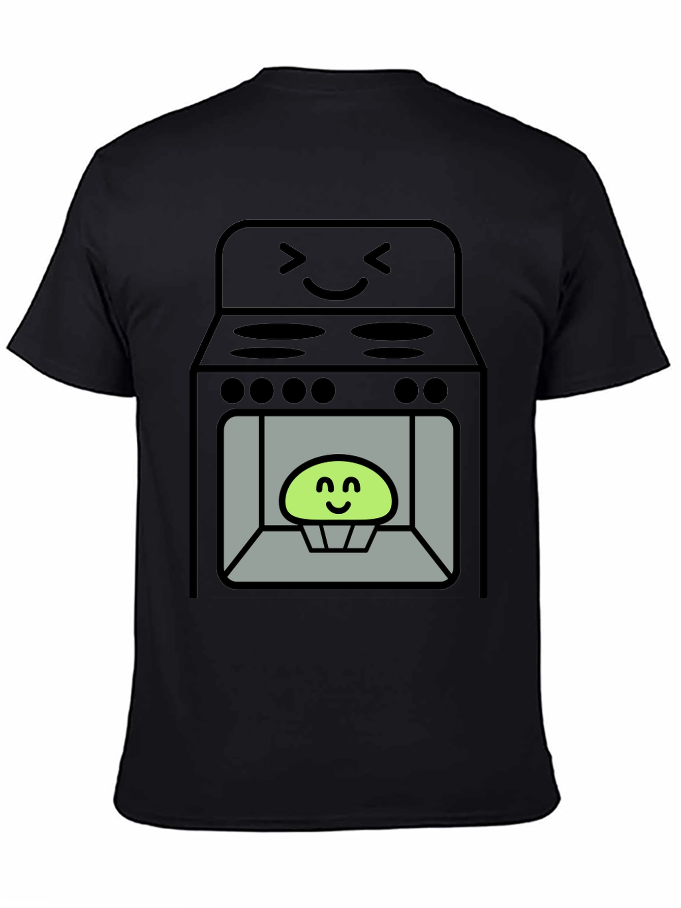 Funny Cartoon Oven Cooking T-Shirt