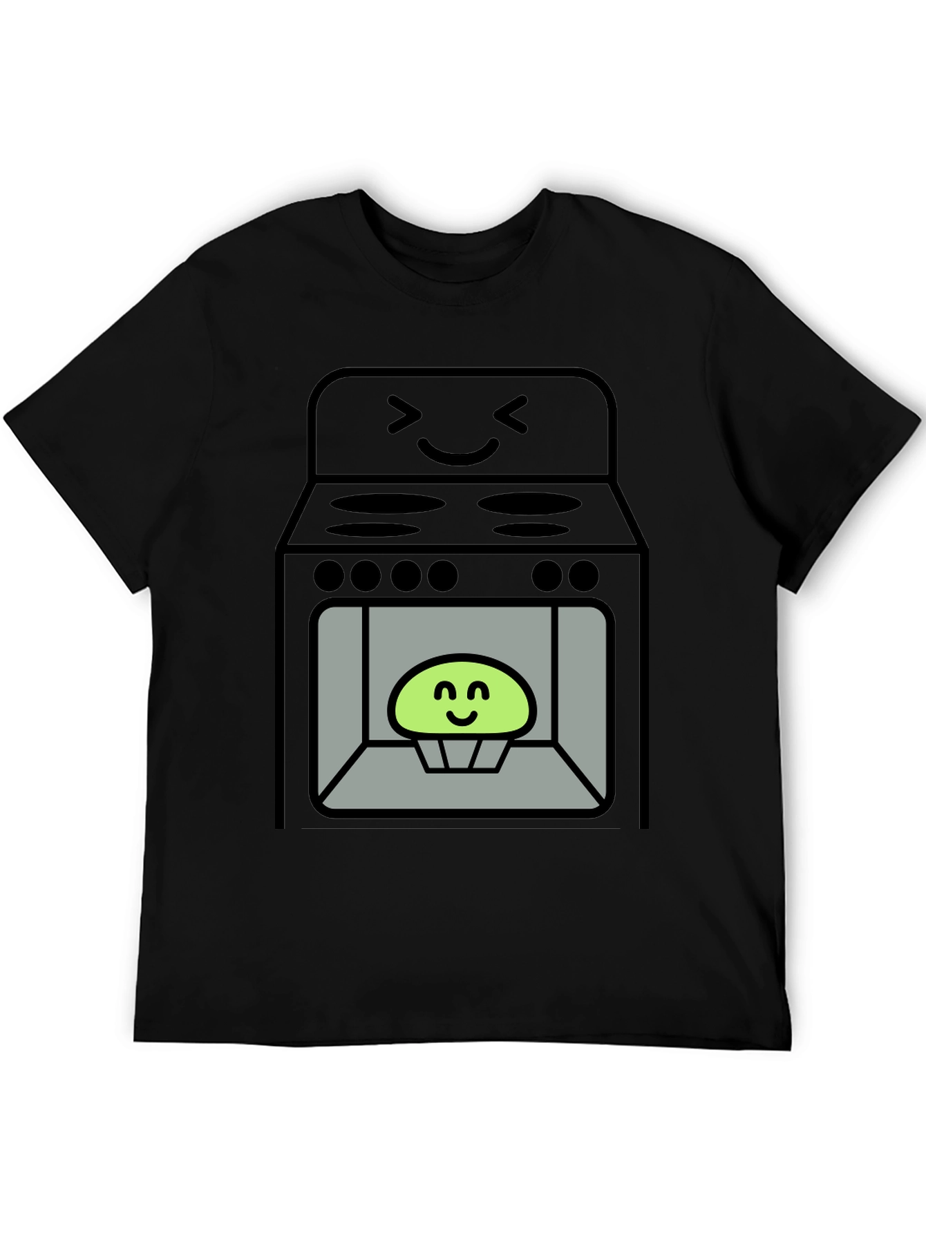 Funny Cartoon Oven Cooking T-Shirt