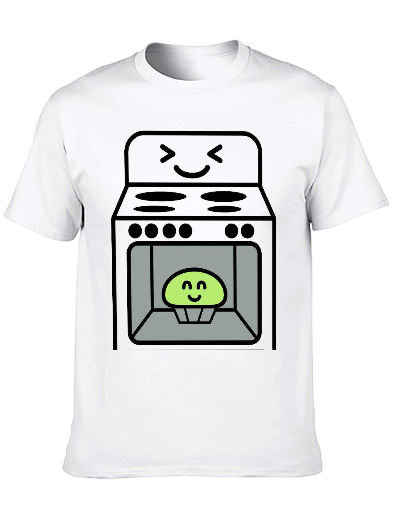 Funny Cartoon Oven Cooking T-Shirt