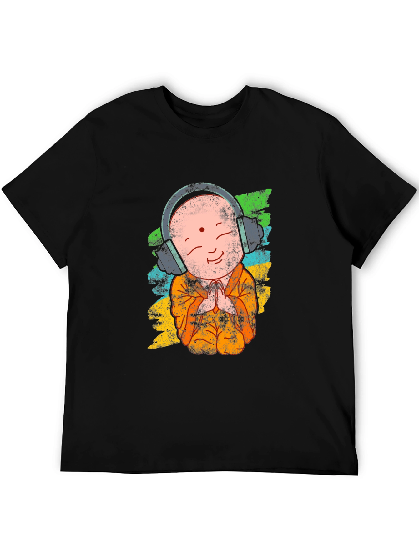 Buddha DJ Graphic Tee - Zen Vibes T-Shirt