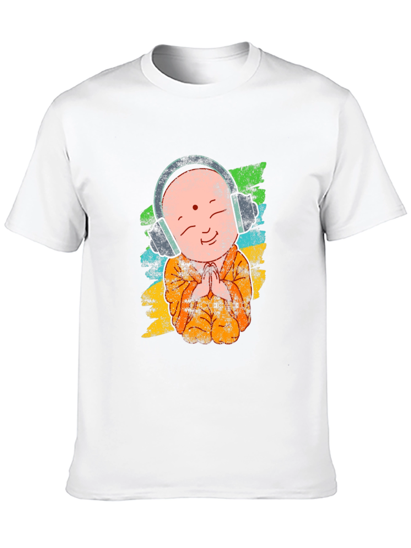 Buddha DJ Graphic Tee - Zen Vibes T-Shirt