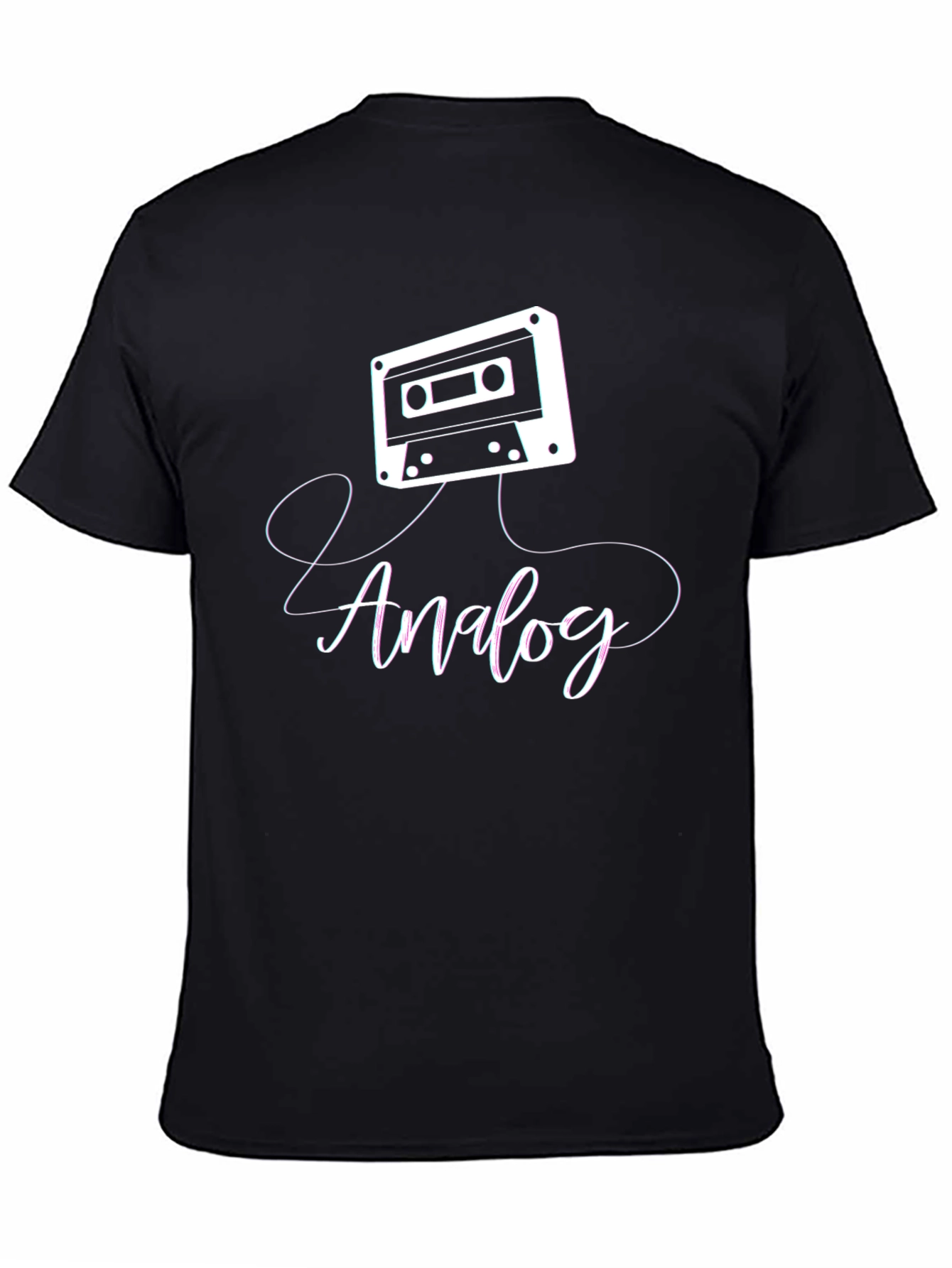 Retro Analog Cassette Tape Graphic T-Shirt