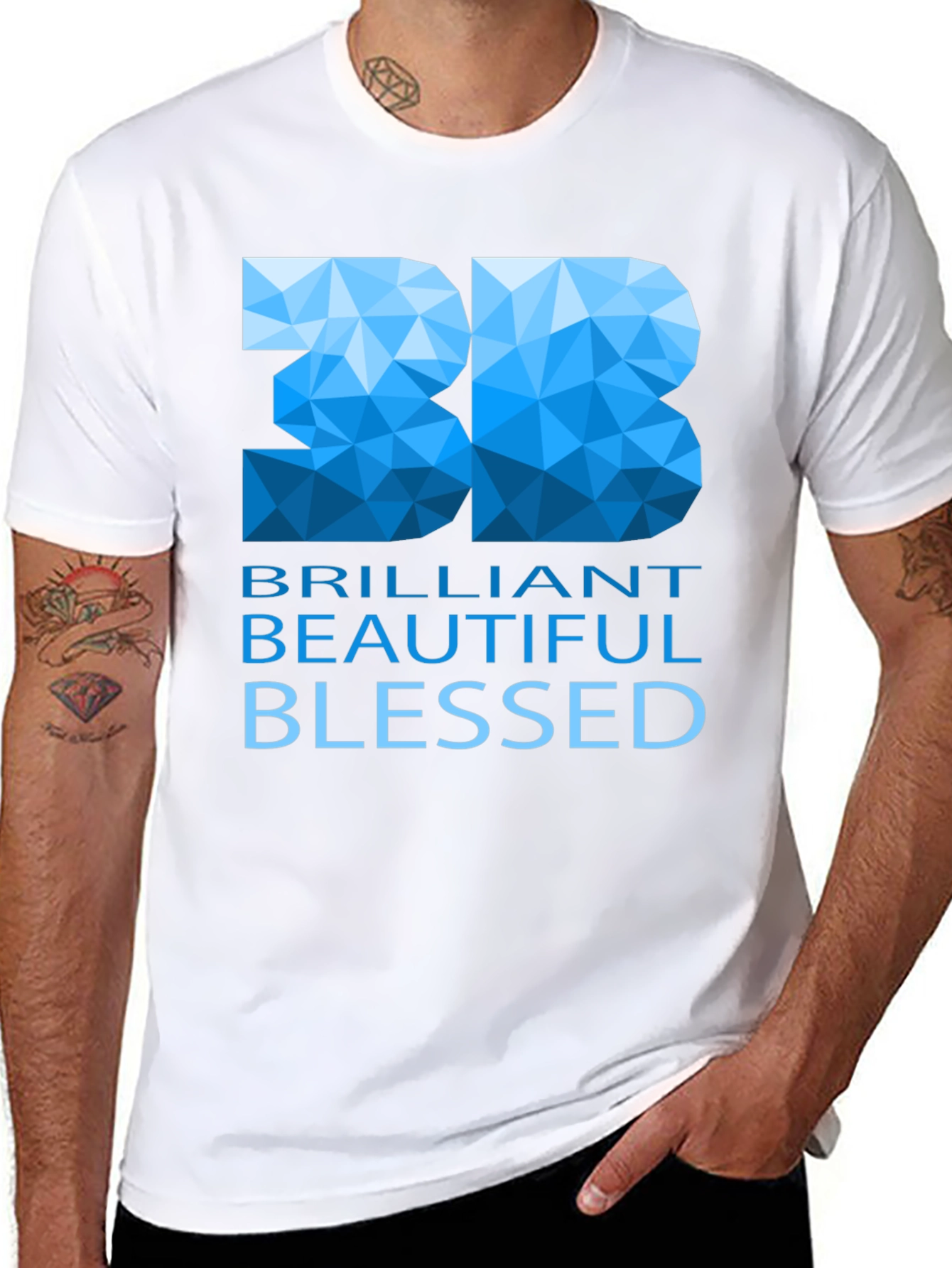 Brilliant Beautiful Blessed Graphic T-Shirt