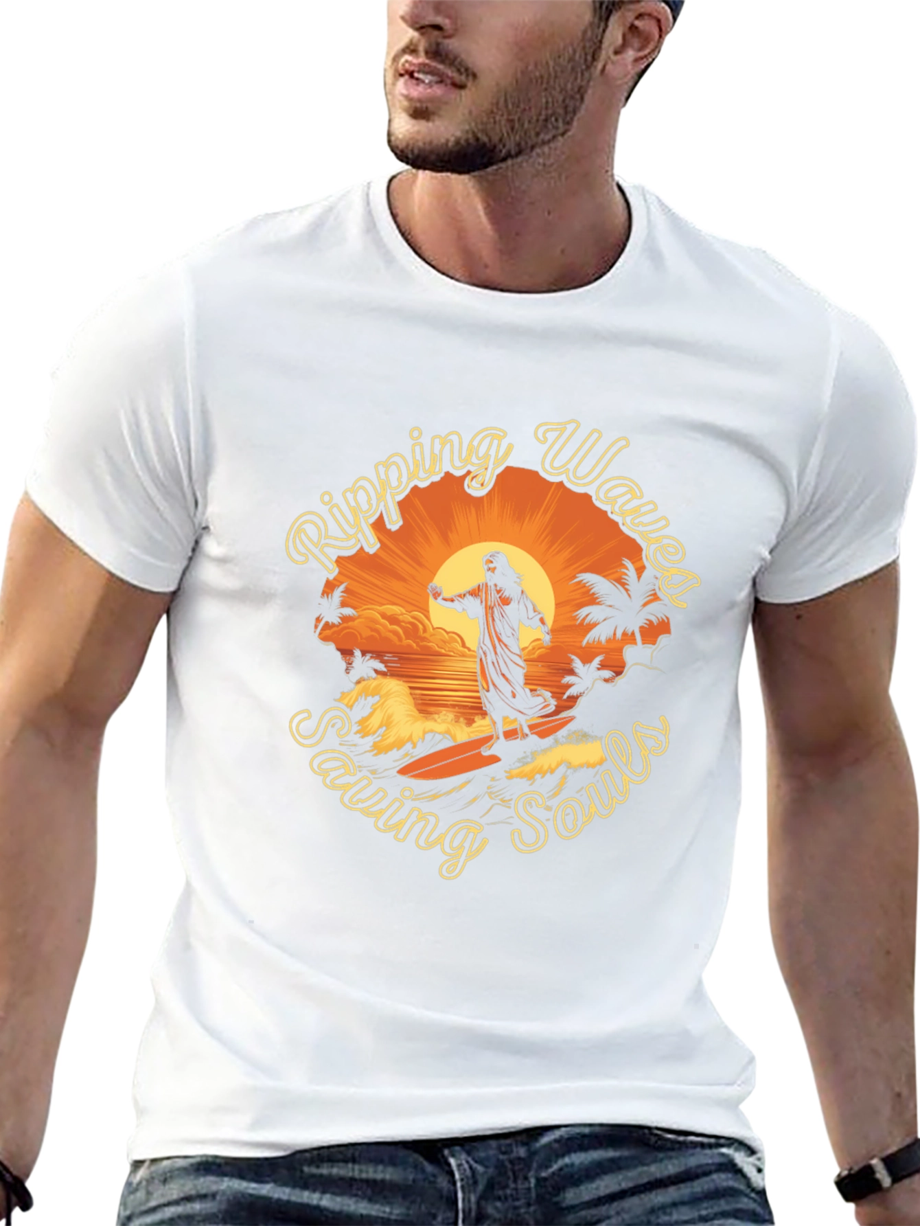 Ripping Waves Saving Souls Tee
