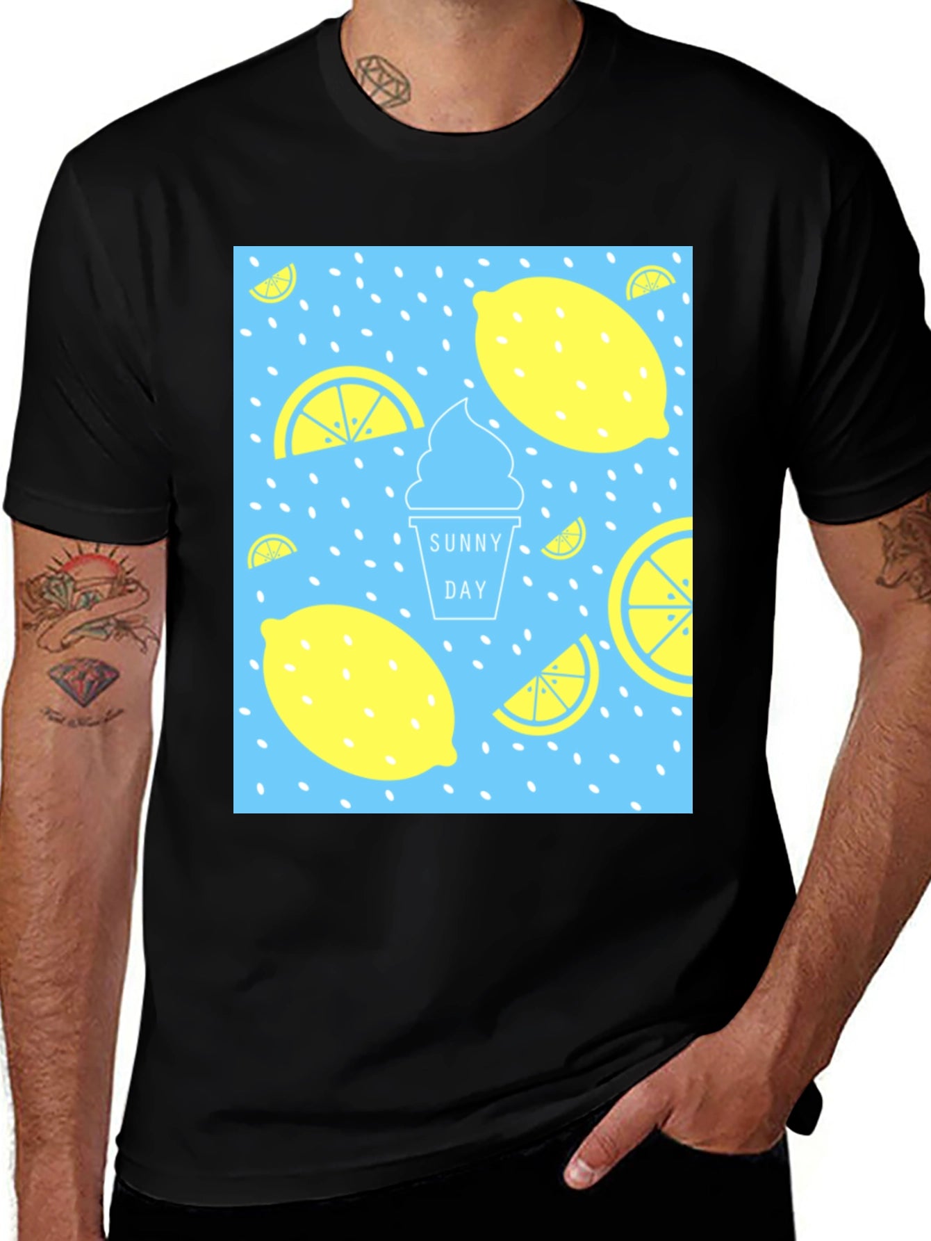 Sunny Day Lemon Graphic Tee