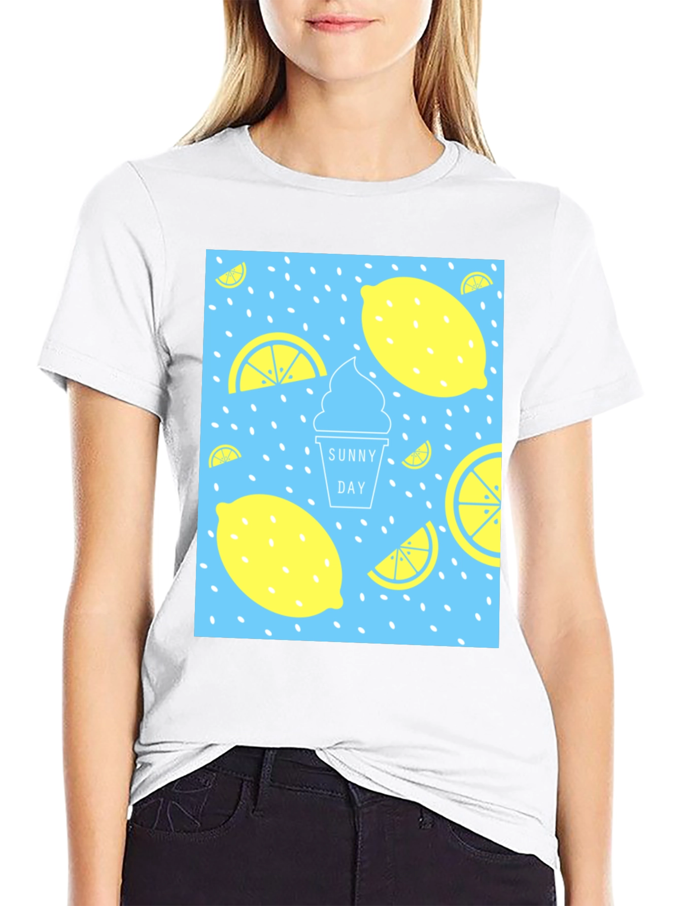 Sunny Day Lemon Graphic Tee