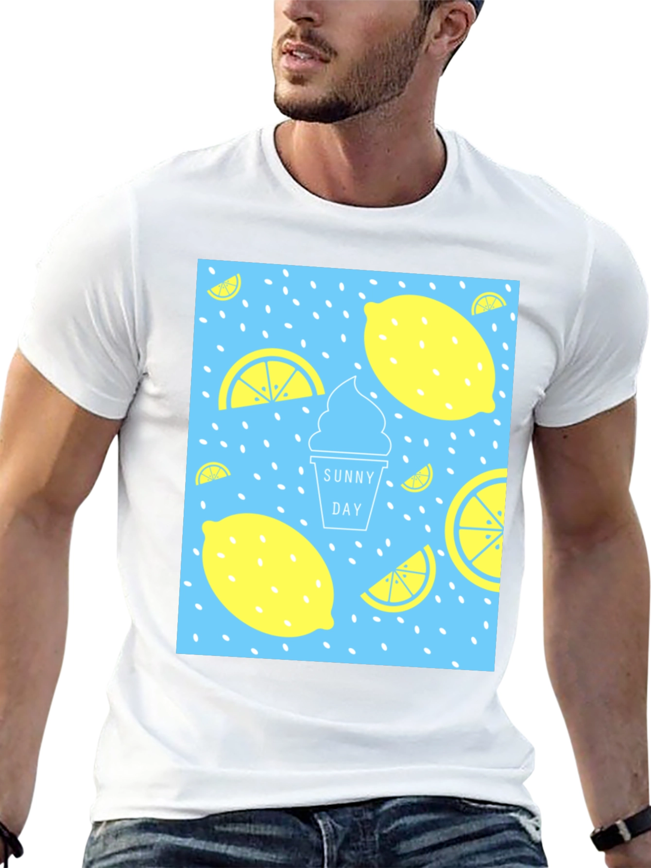 Sunny Day Lemon Graphic Tee