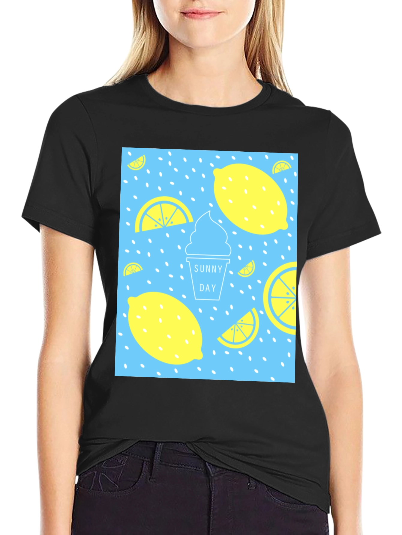 Sunny Day Lemon Graphic Tee