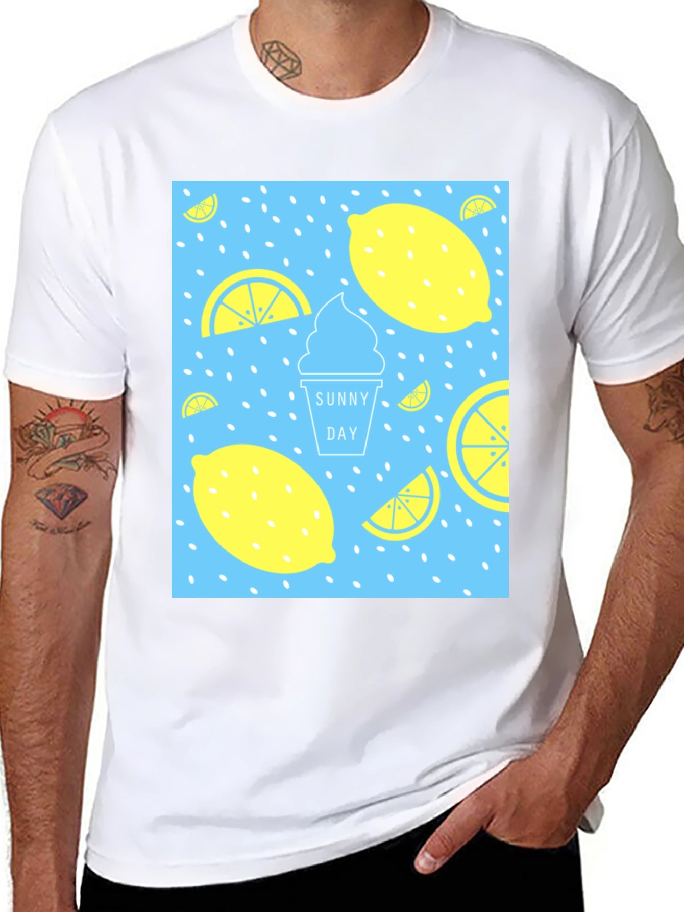 Sunny Day Lemon Graphic Tee
