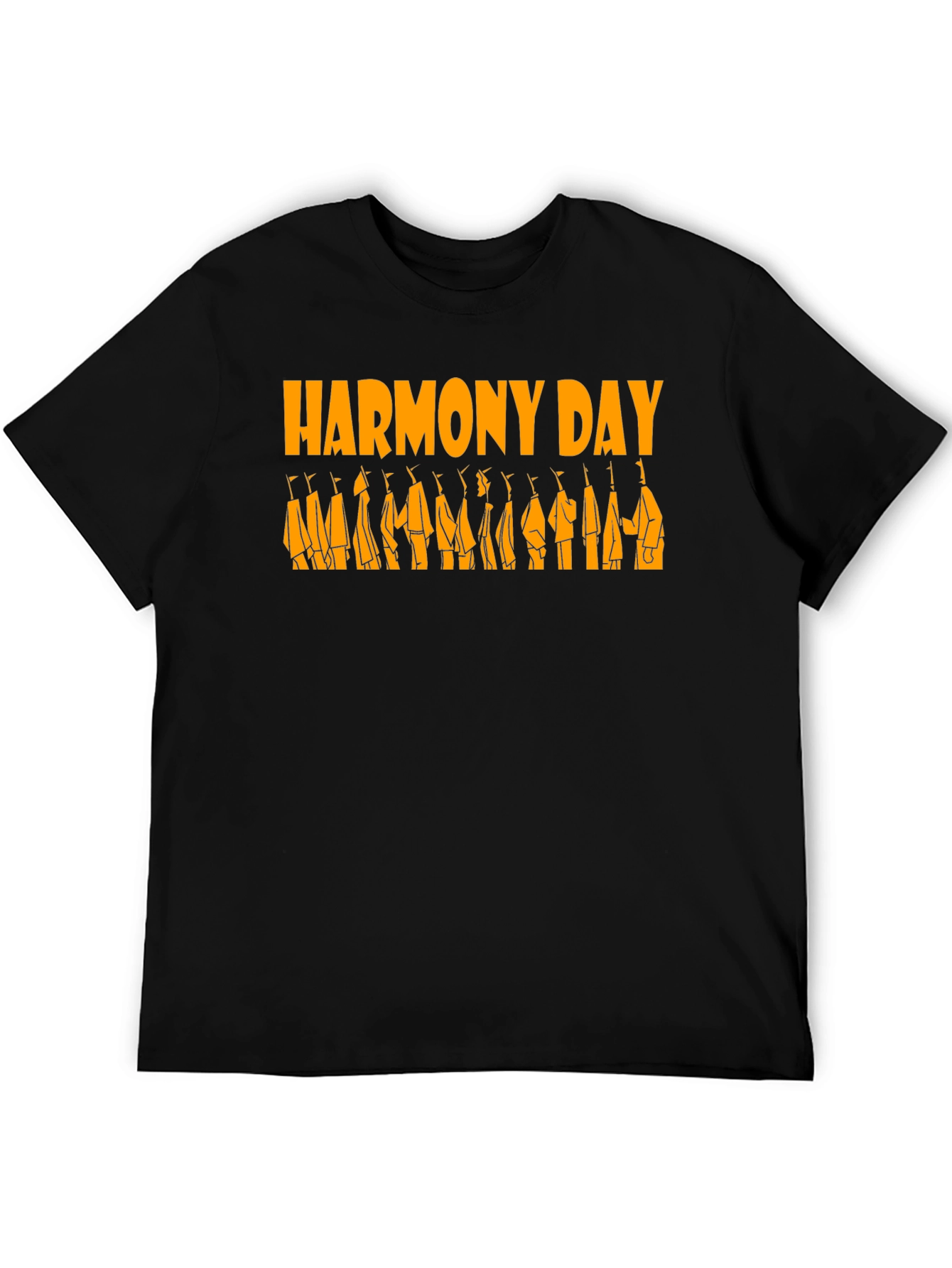 Harmony Day Black T-Shirt