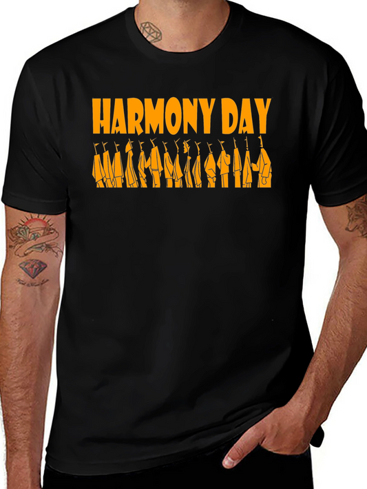 Harmony Day Black T-Shirt