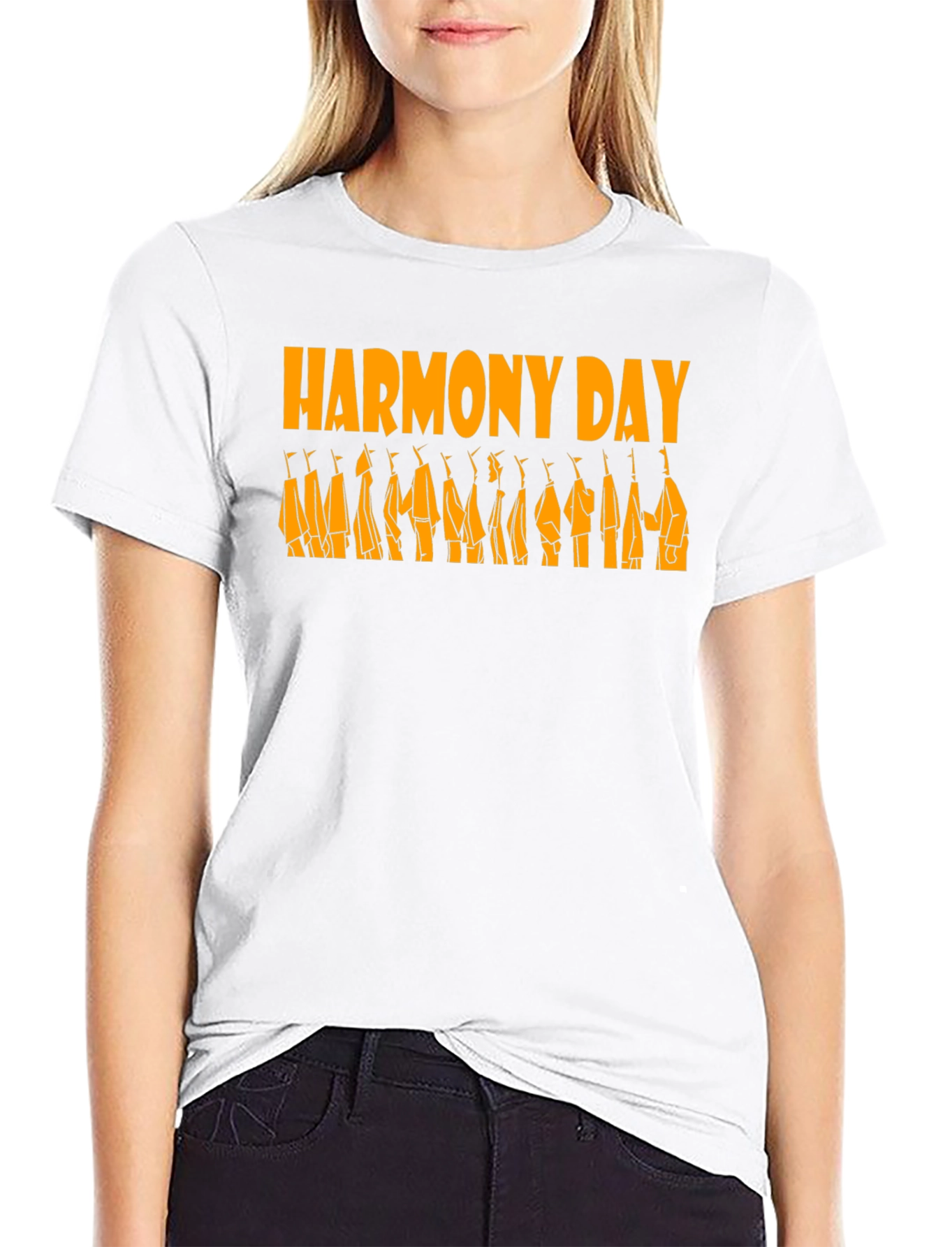 Harmony Day Black T-Shirt