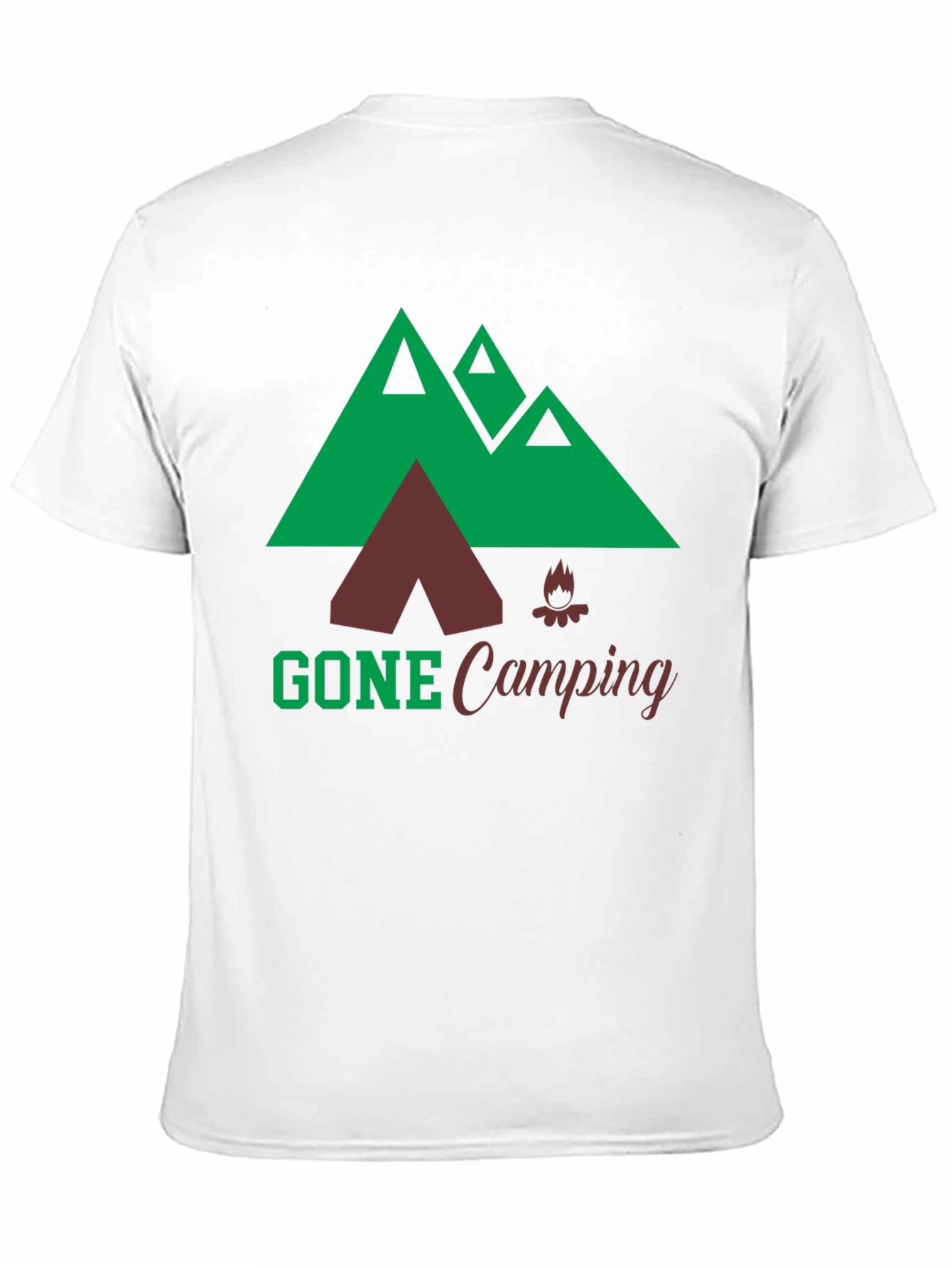 Gone Camping Graphic Tee - Outdoor Adventure T-Shirt
