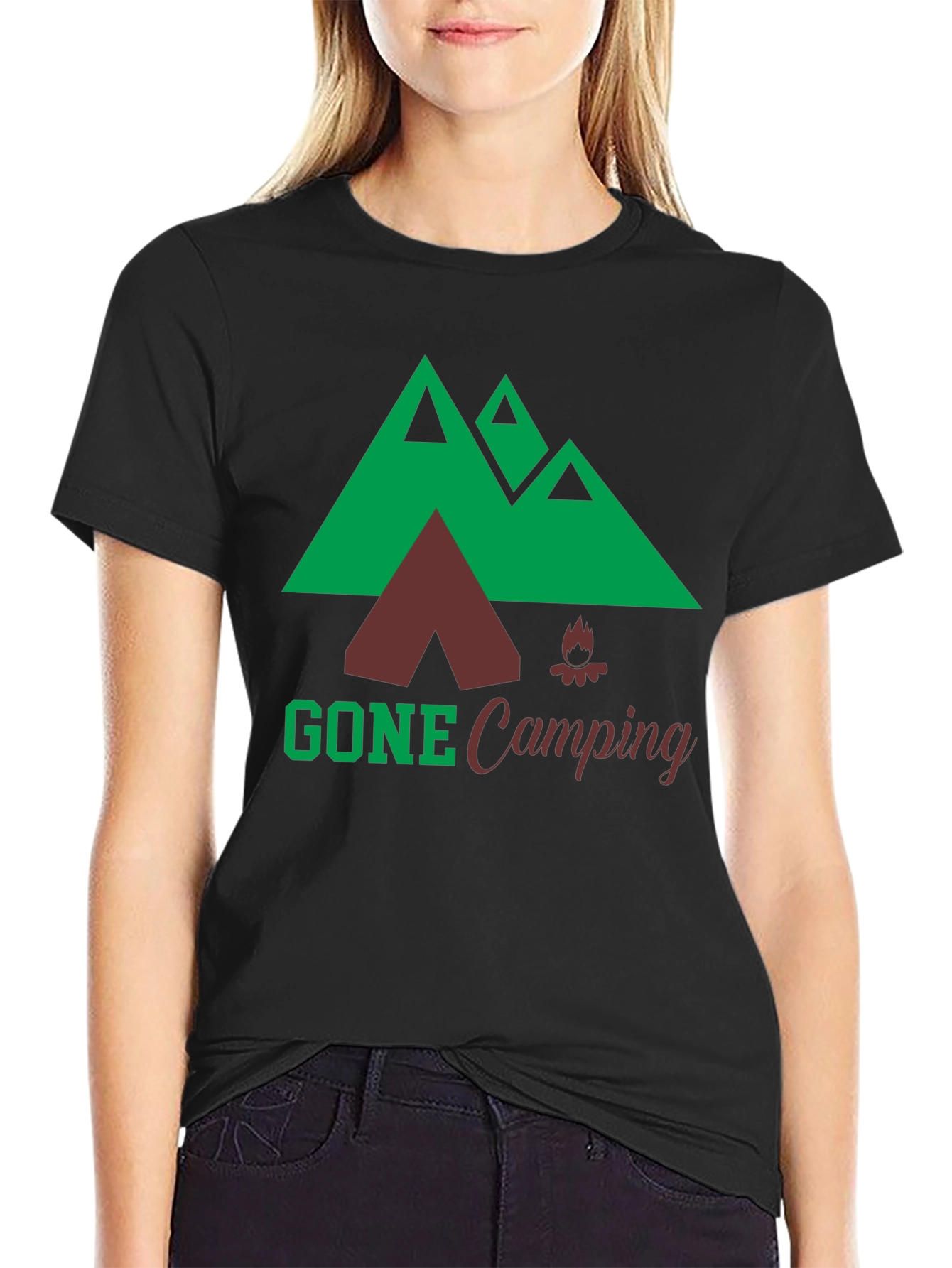 Gone Camping Graphic Tee - Outdoor Adventure T-Shirt
