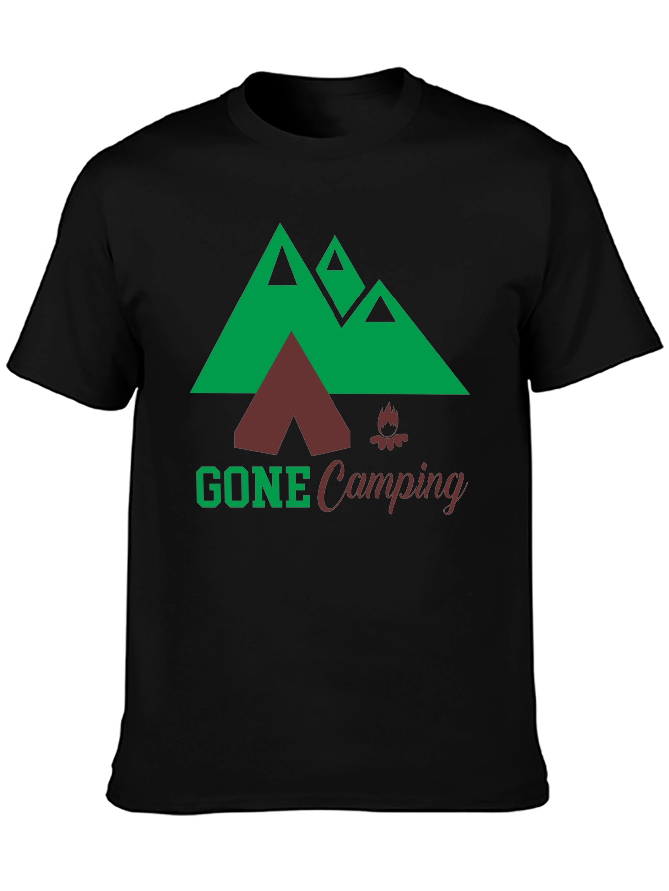 Gone Camping Graphic Tee - Outdoor Adventure T-Shirt
