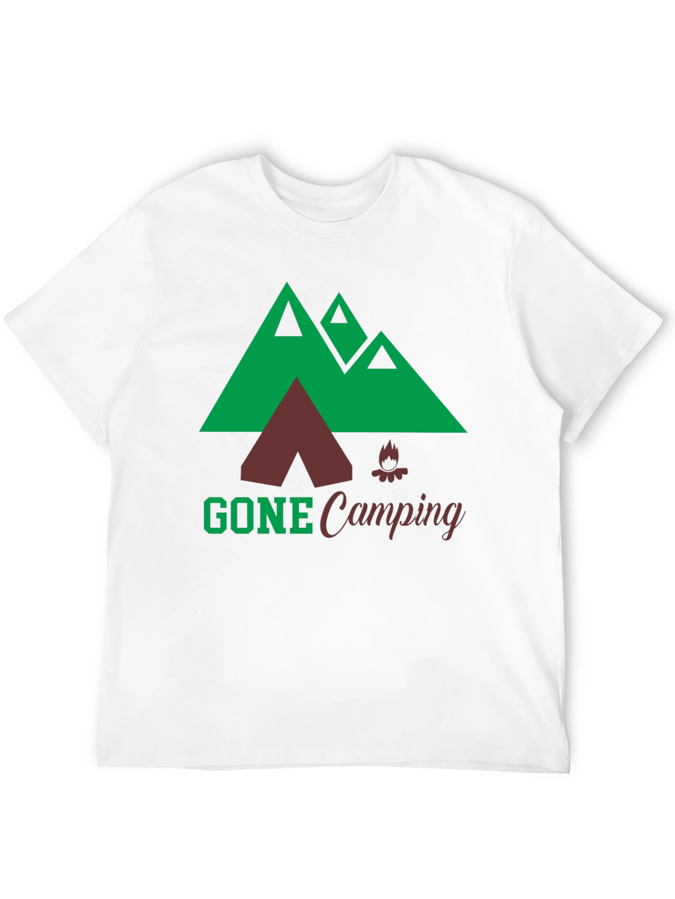 Gone Camping Graphic Tee - Outdoor Adventure T-Shirt