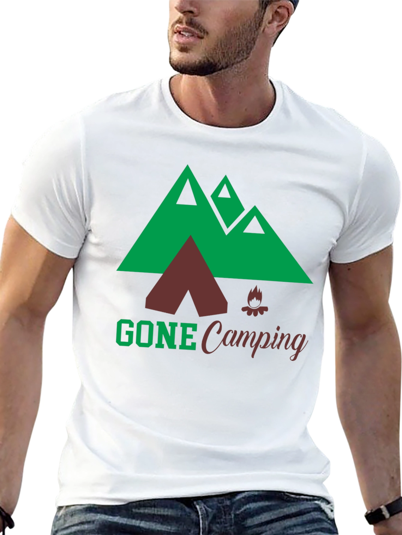 Gone Camping Graphic Tee - Outdoor Adventure T-Shirt