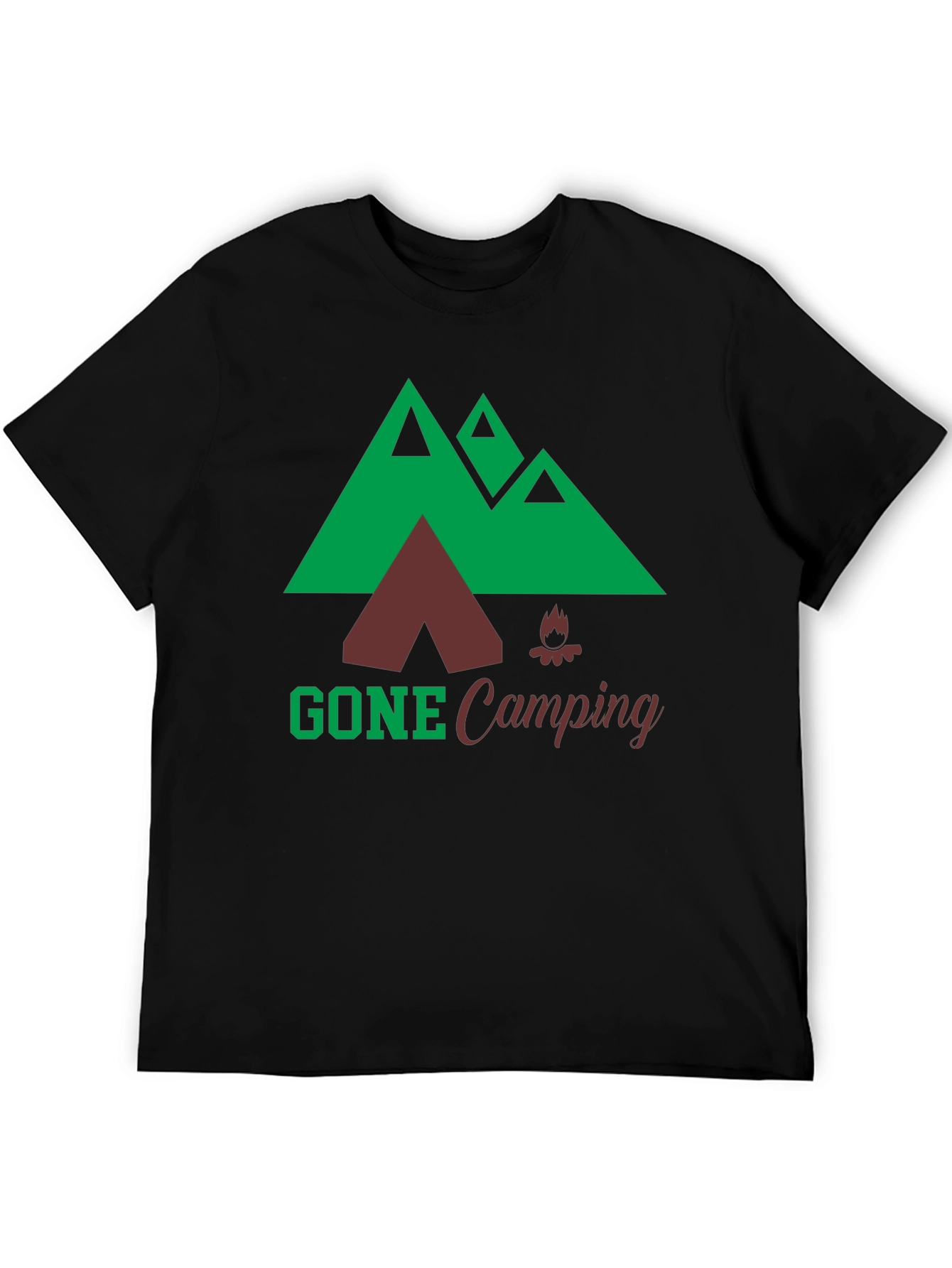 Gone Camping Graphic Tee - Outdoor Adventure T-Shirt