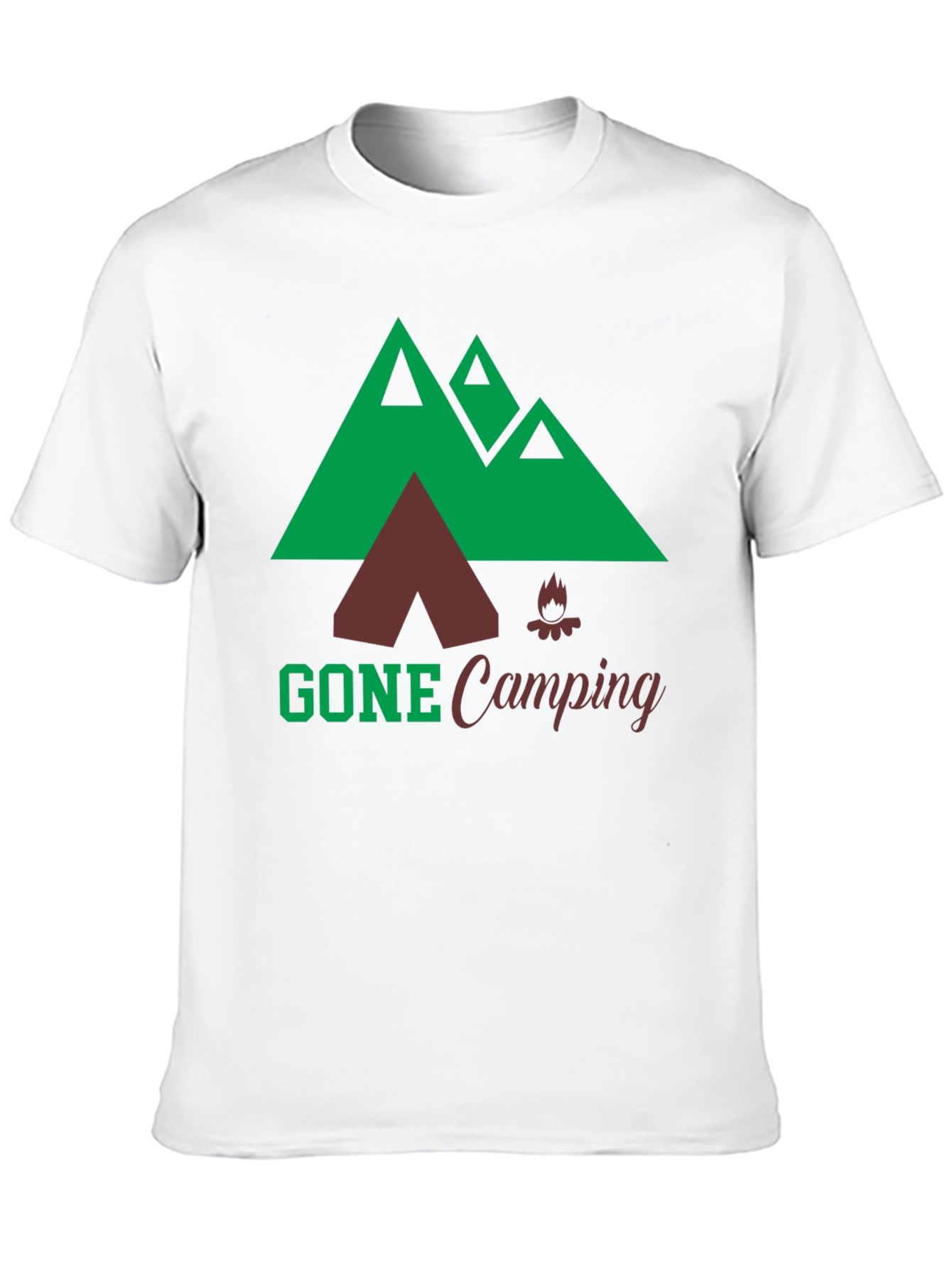Gone Camping Graphic Tee - Outdoor Adventure T-Shirt