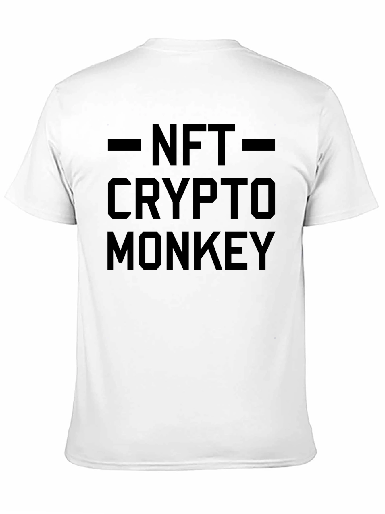 NFT Crypto Monkey Graphic Tee - Black