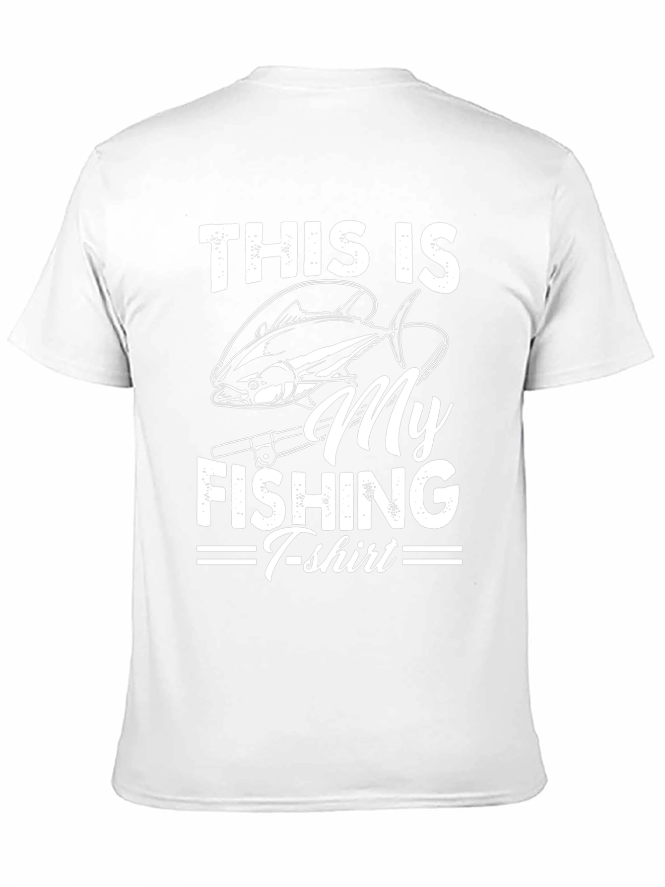 This is My Fishing T-Shirt - Black Cotton Tee