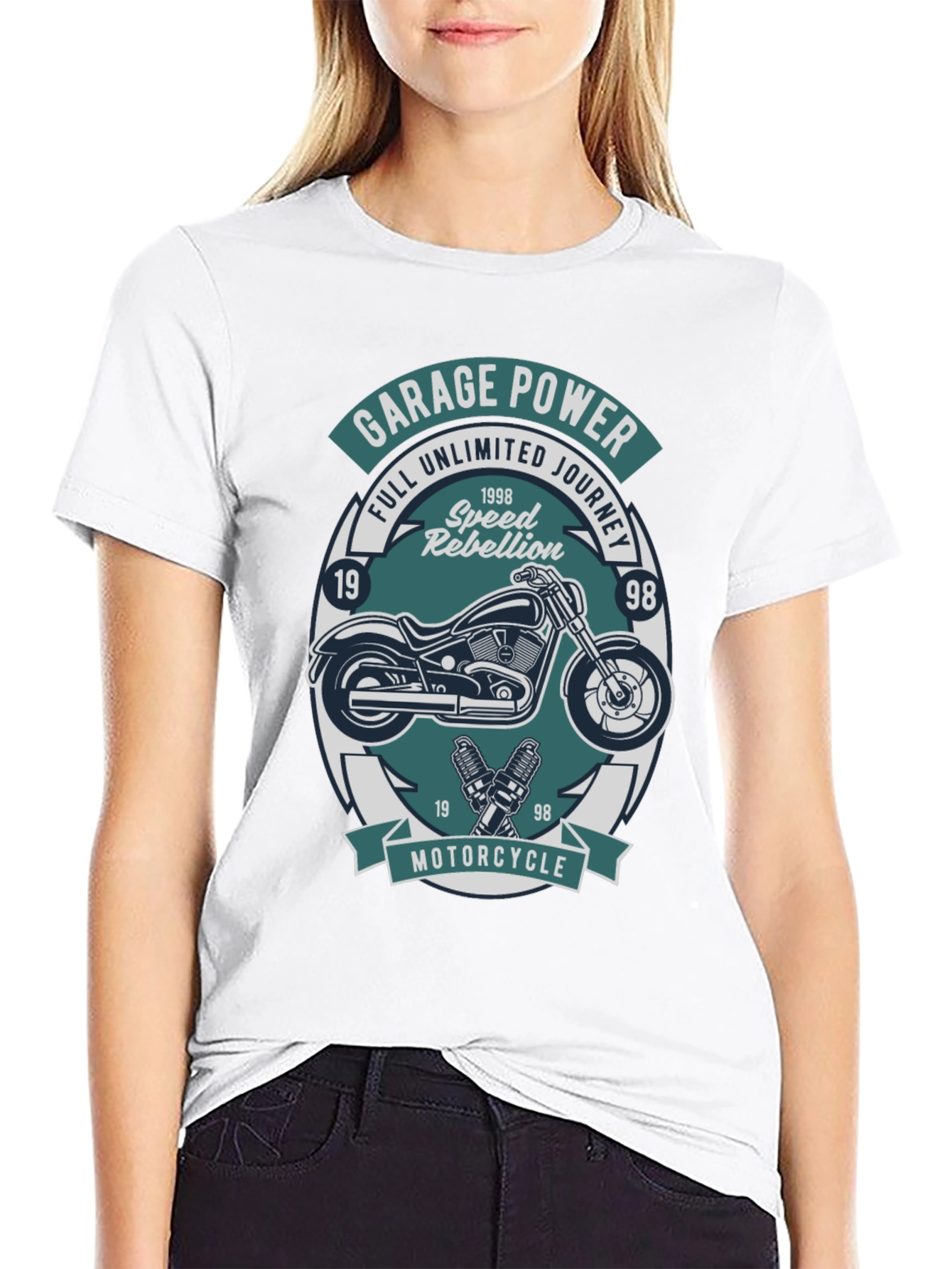 Garage Power Motorcycle T-Shirt
