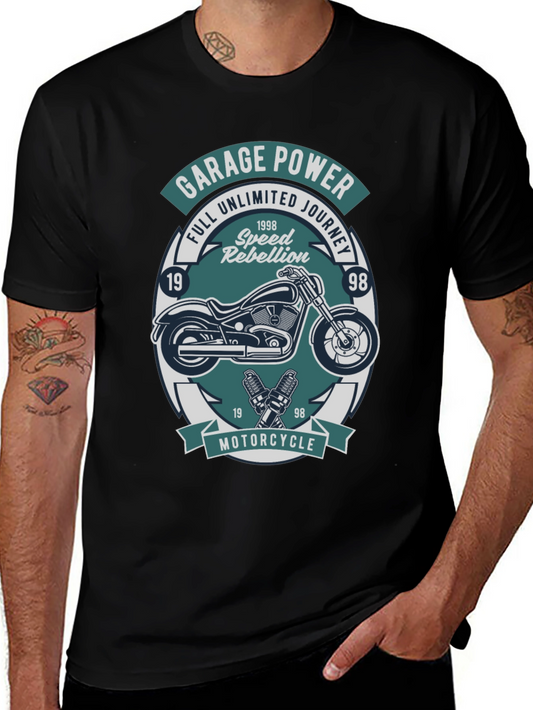 Garage Power Motorcycle T-Shirt