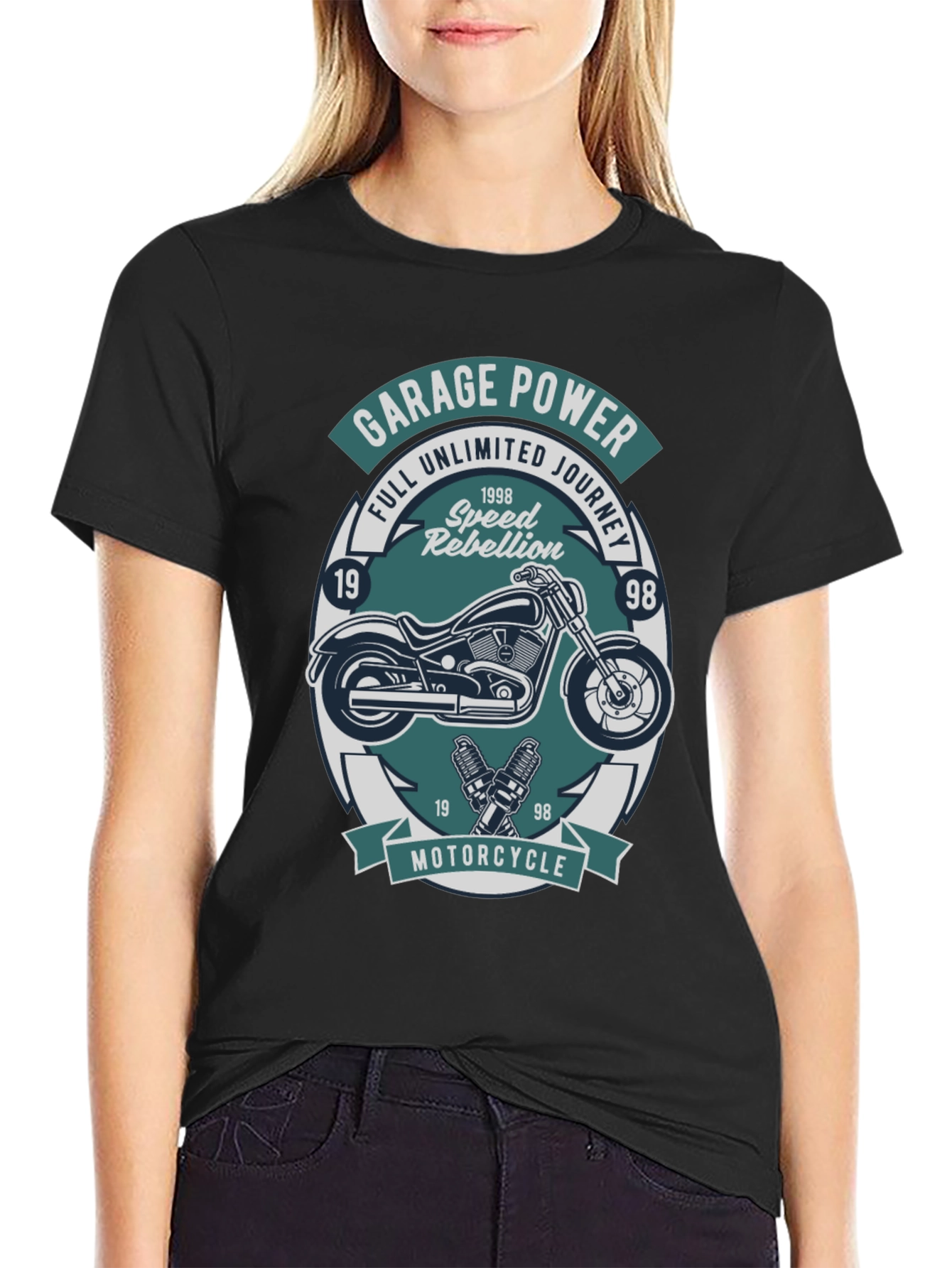 Garage Power Motorcycle T-Shirt