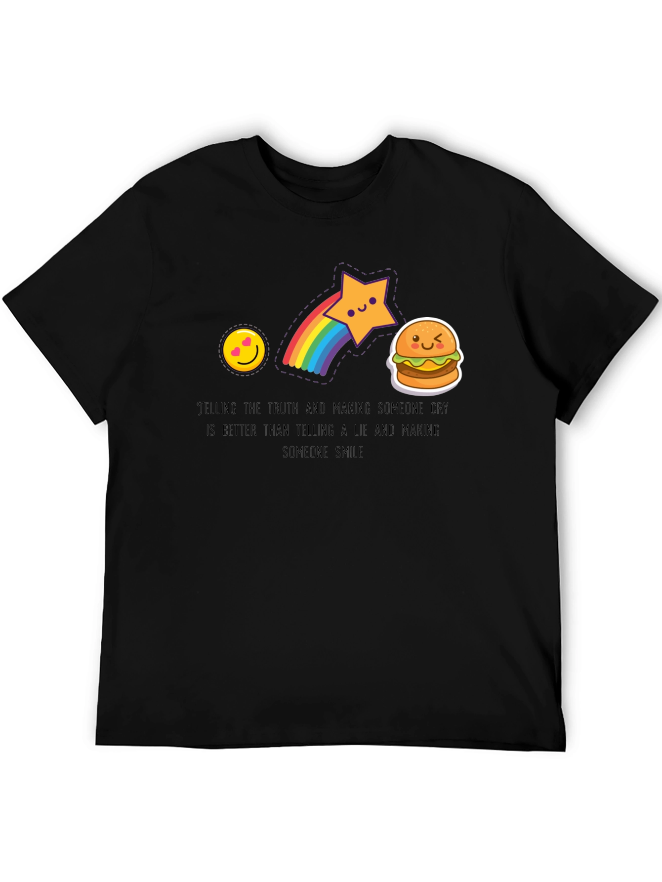 Emoji Graphic Tee - Telling the Truth