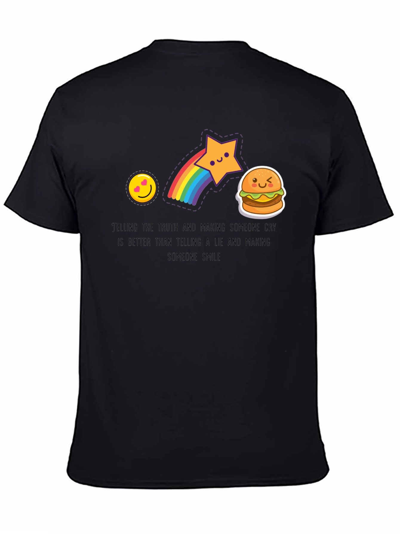 Emoji Graphic Tee - Telling the Truth