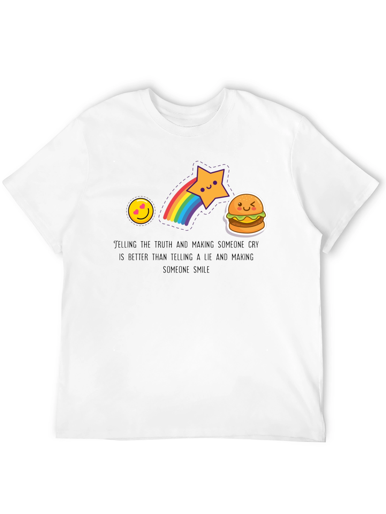Emoji Graphic Tee - Telling the Truth