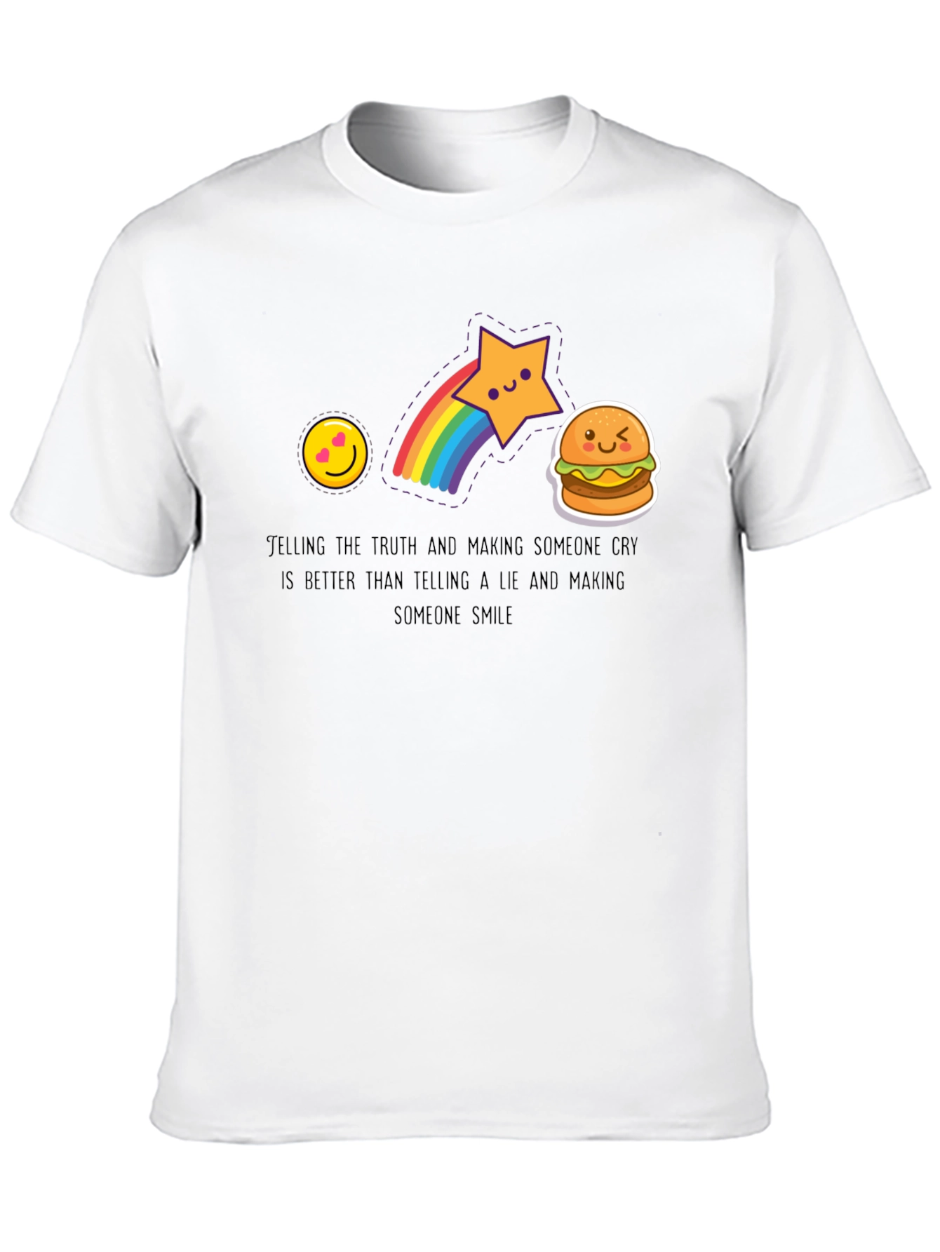 Emoji Graphic Tee - Telling the Truth