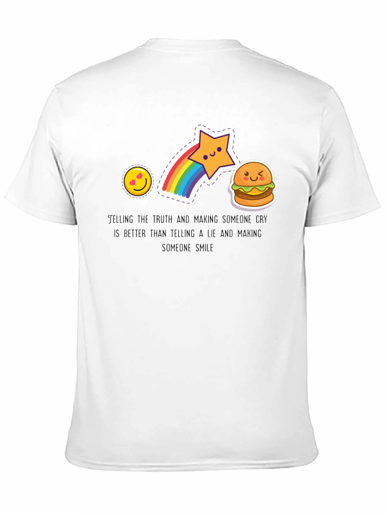 Emoji Graphic Tee - Telling the Truth