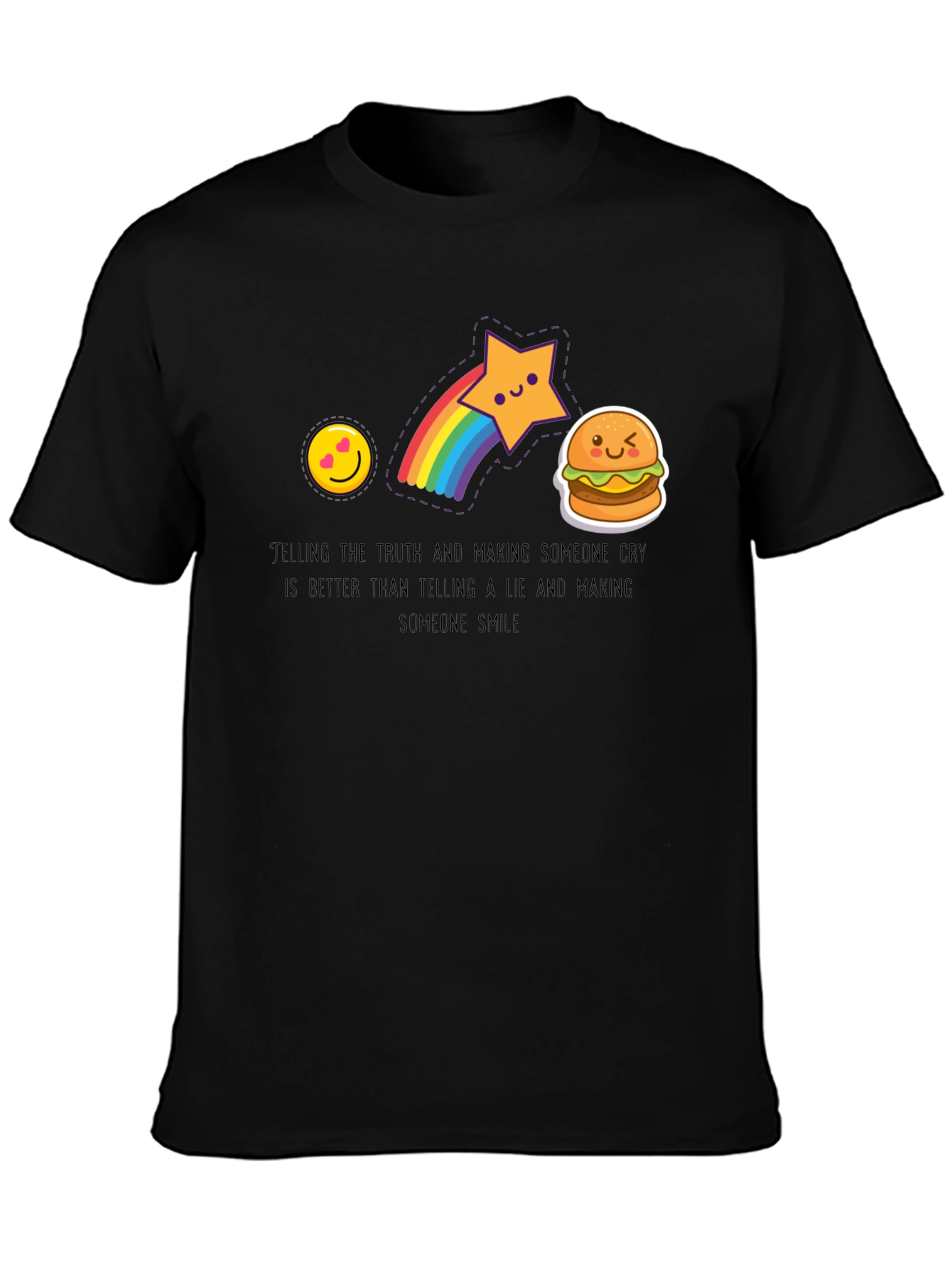 Emoji Graphic Tee - Telling the Truth