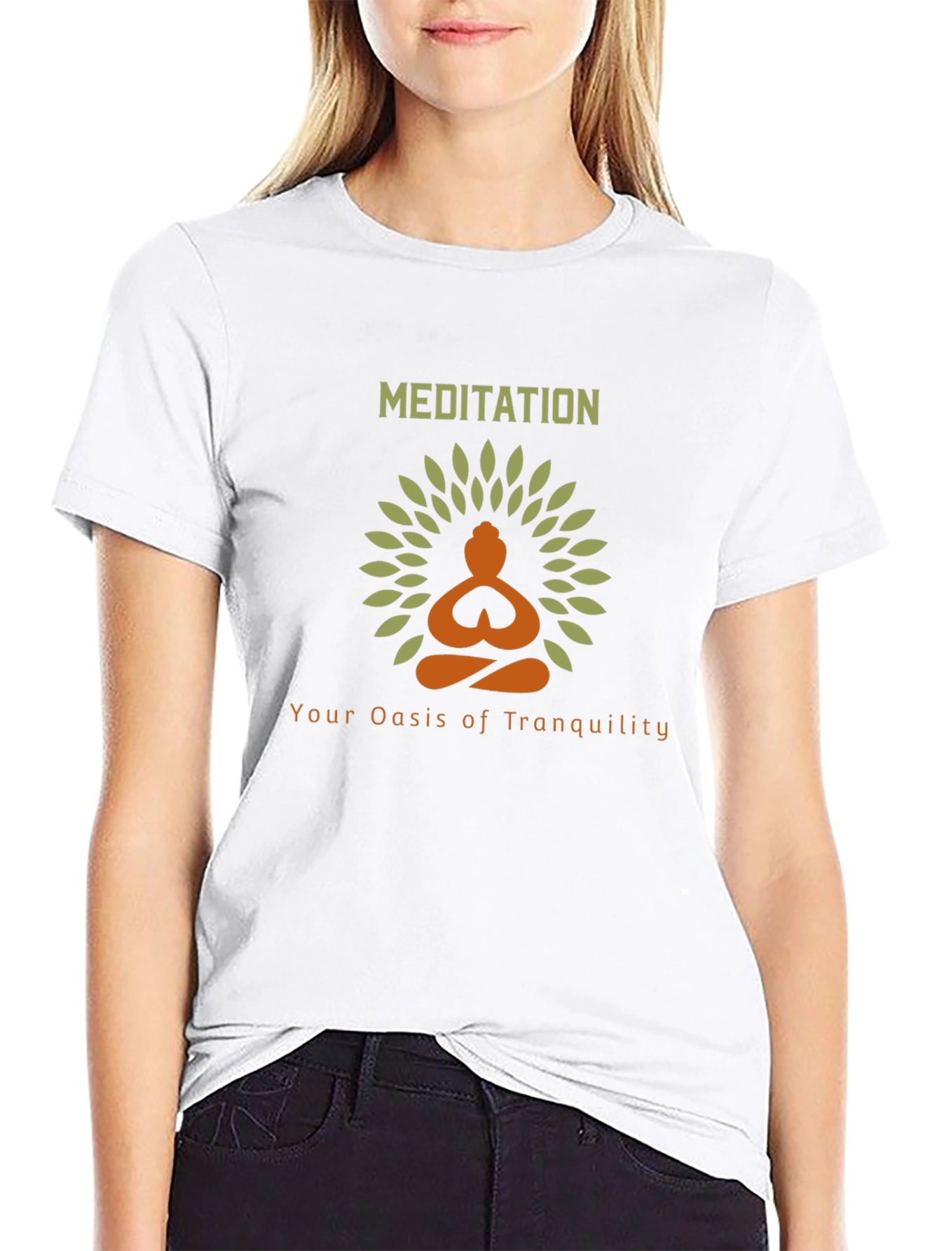 Meditation Oasis T-Shirt - Tranquility Tee