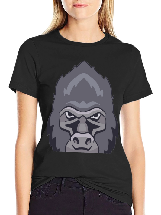 Gorilla Graphic T-Shirt - Mens Black Crew Neck Tee