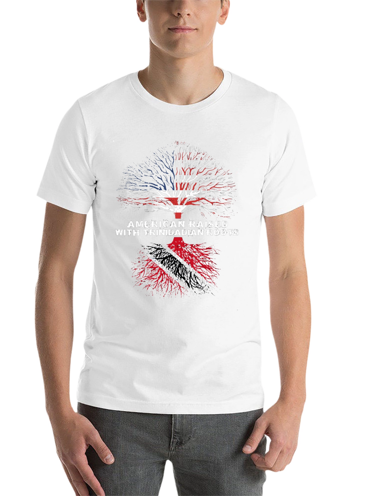 American Raised Trinidadian Roots T-Shirt