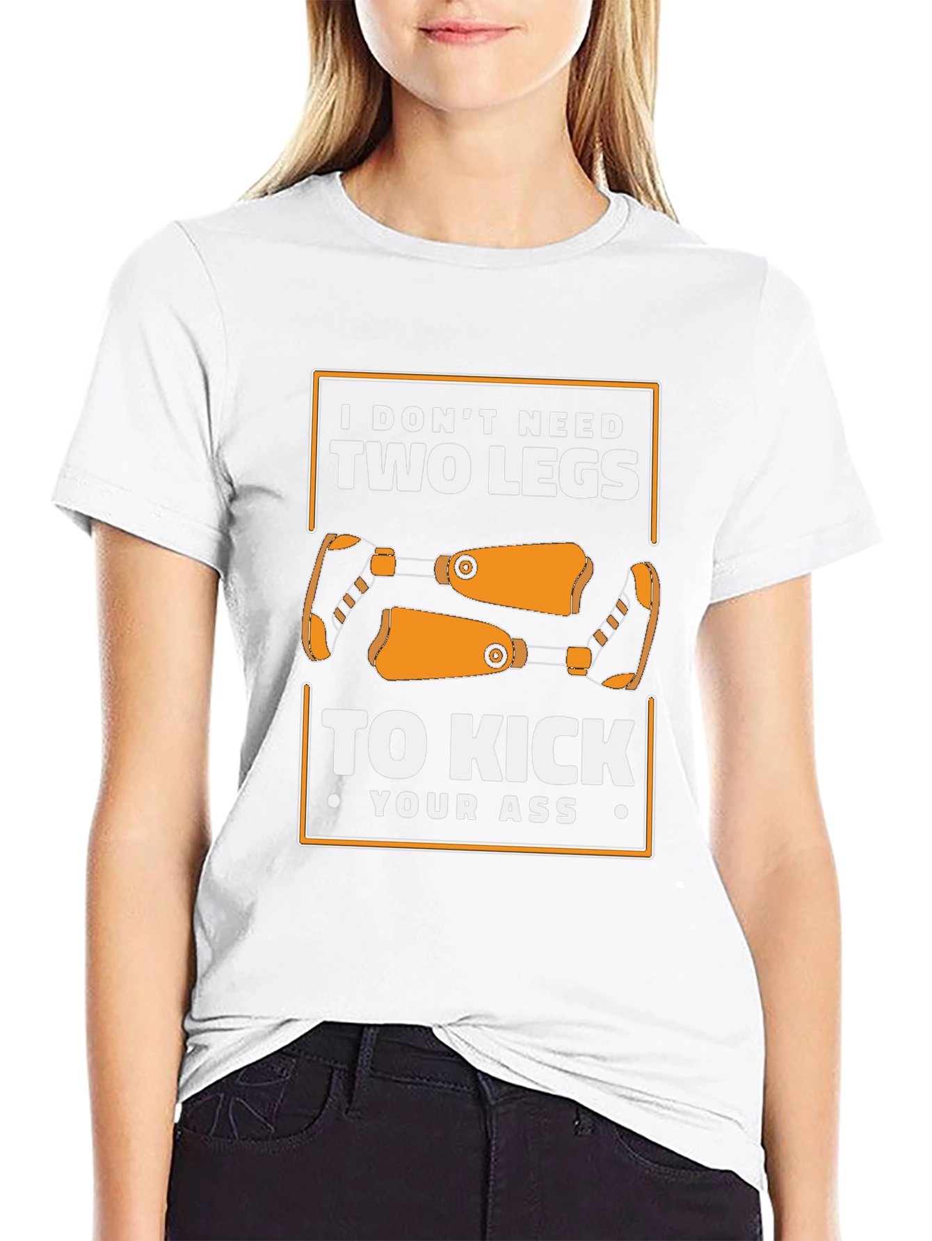 I Dont Need Two Legs Graphic Tee