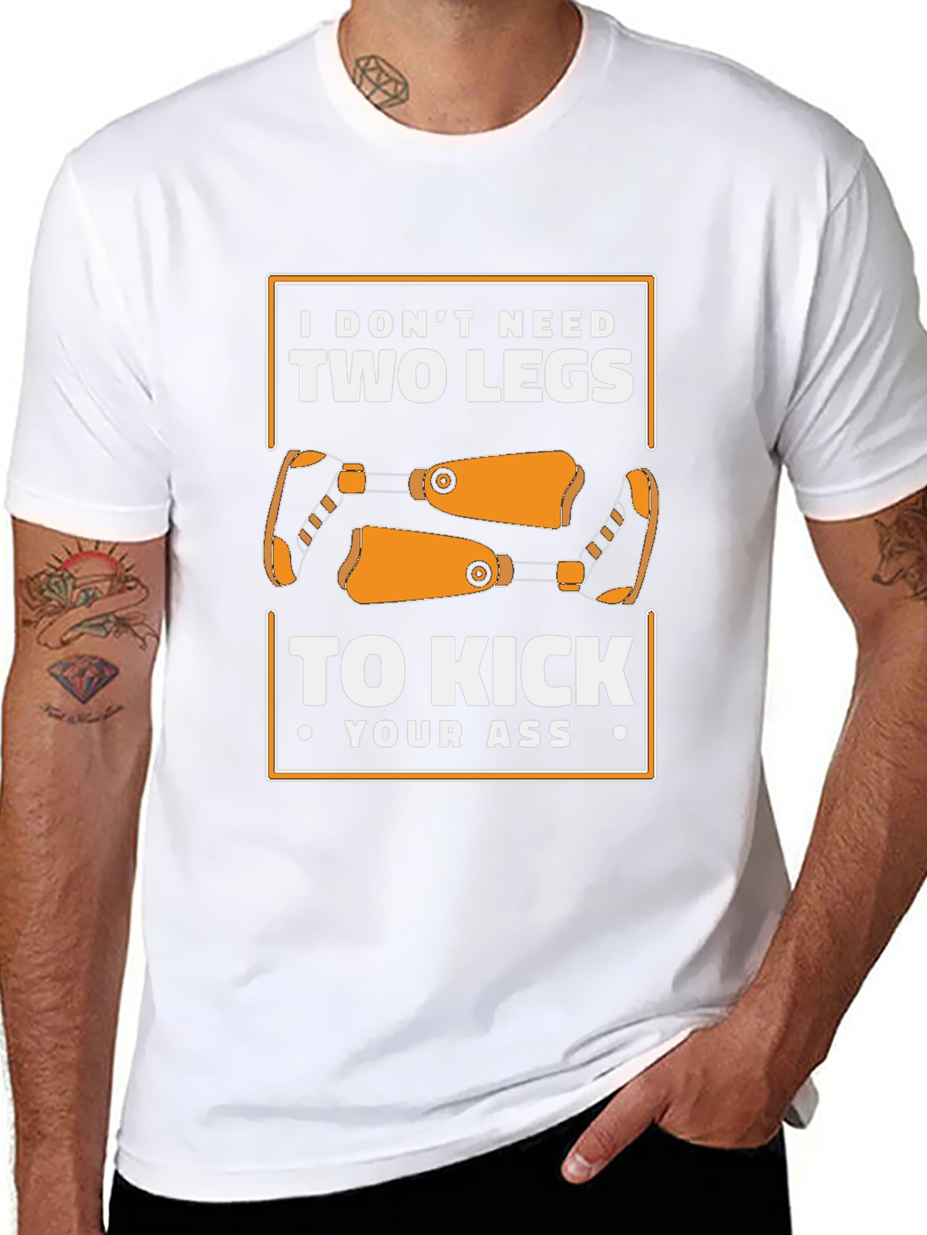I Dont Need Two Legs Graphic Tee