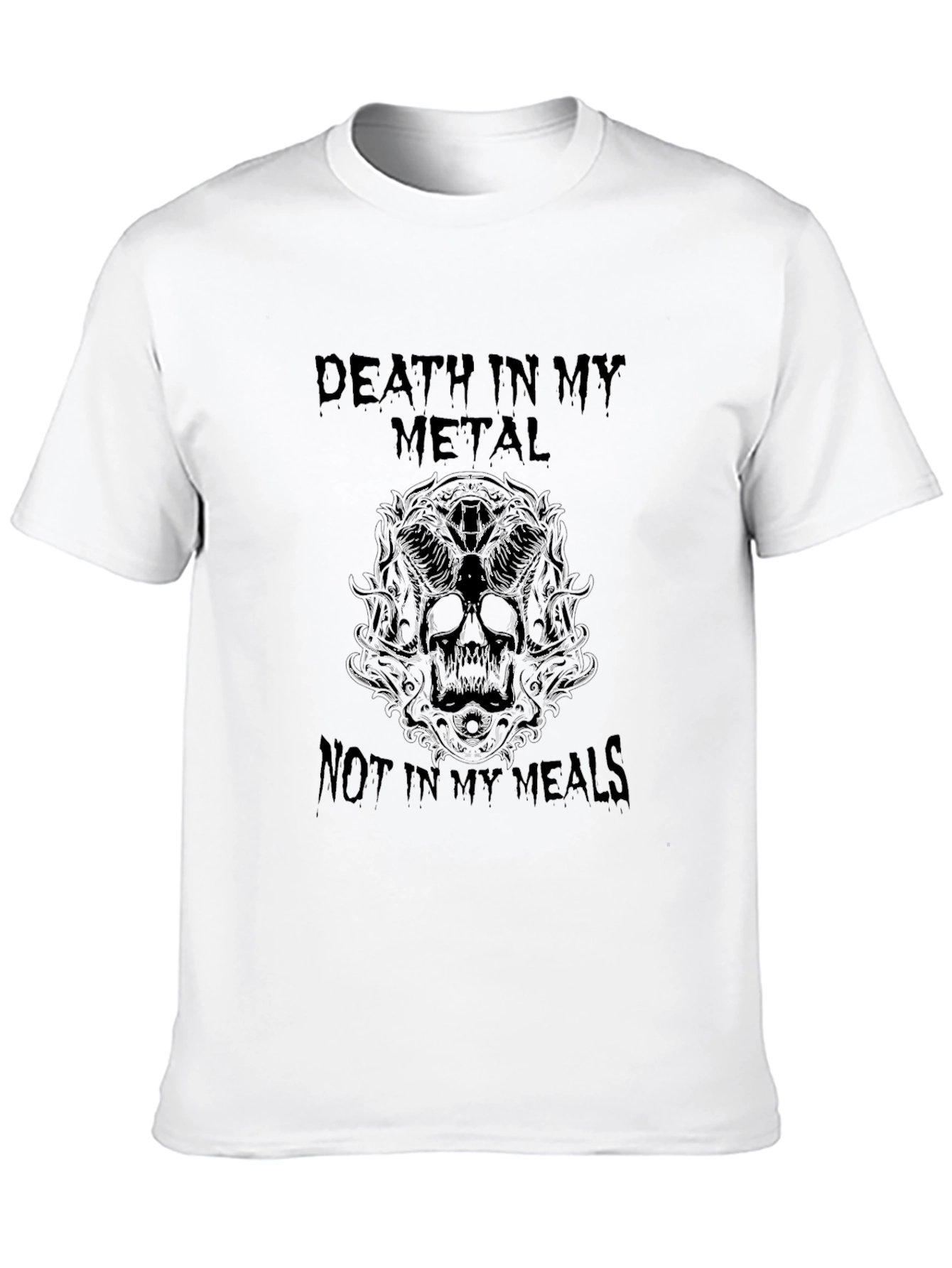 Death Metal T-Shirt: Skull Graphic Tee