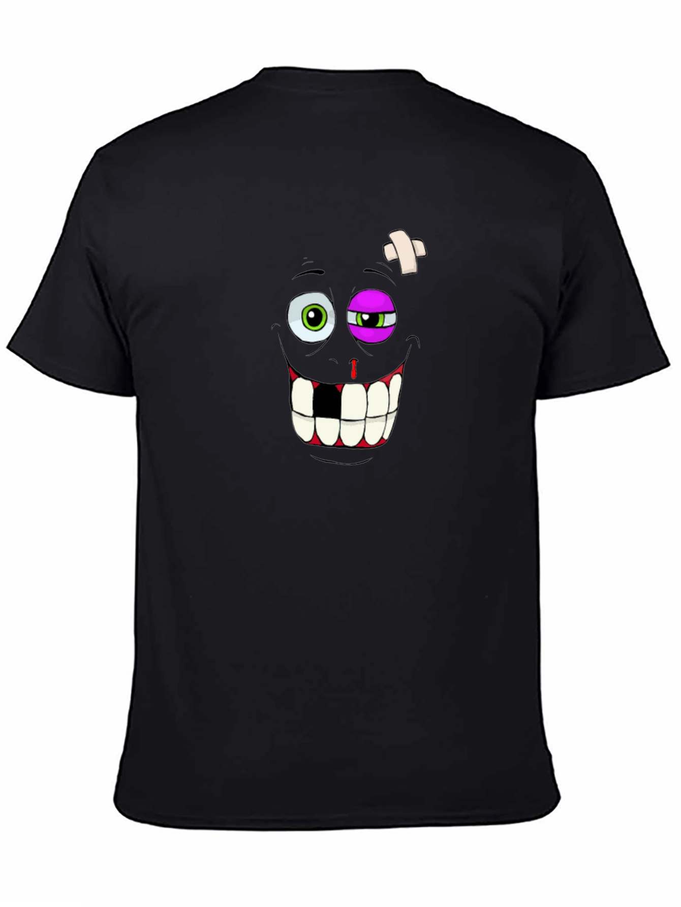 Funny Beaten Up Face Graphic T-Shirt